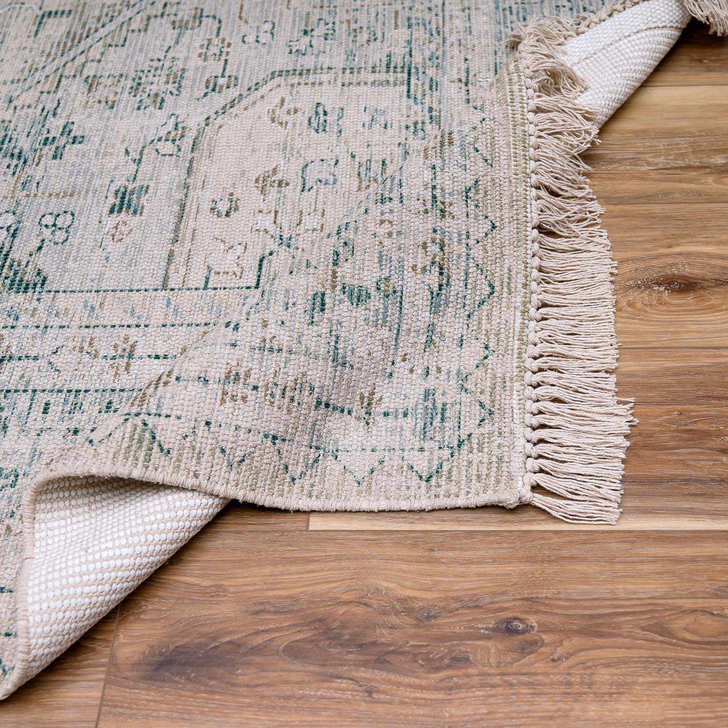 Birdham Handmade Cotton-blend Rug - Ornate Home