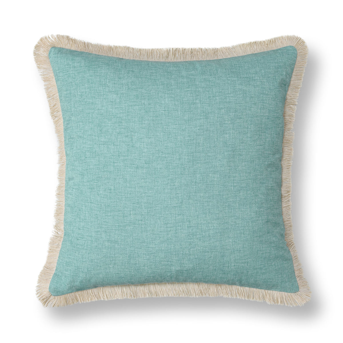Biscayne Aqua Blue 20"x20" Throw Pillow (Set of 2)