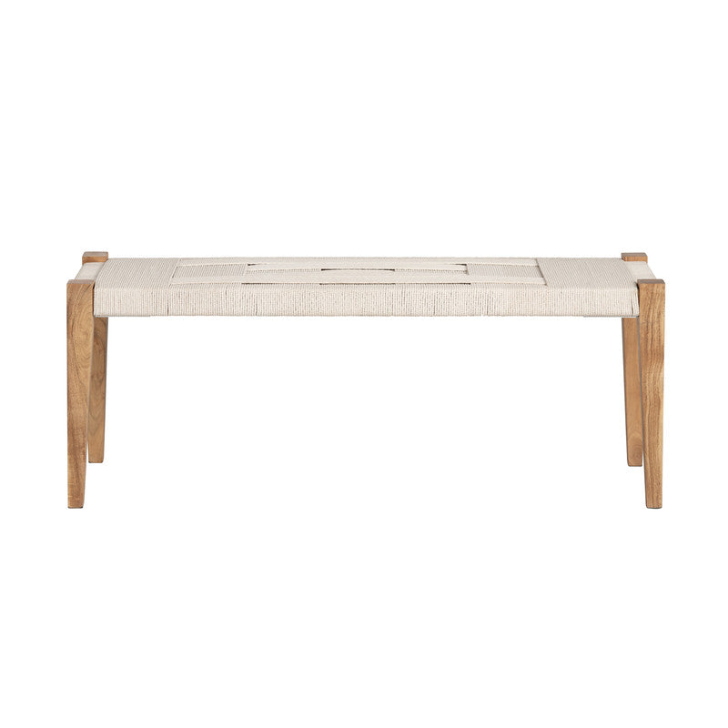 Biscayne Beige/Brown Accent Bench - Ornate Home
