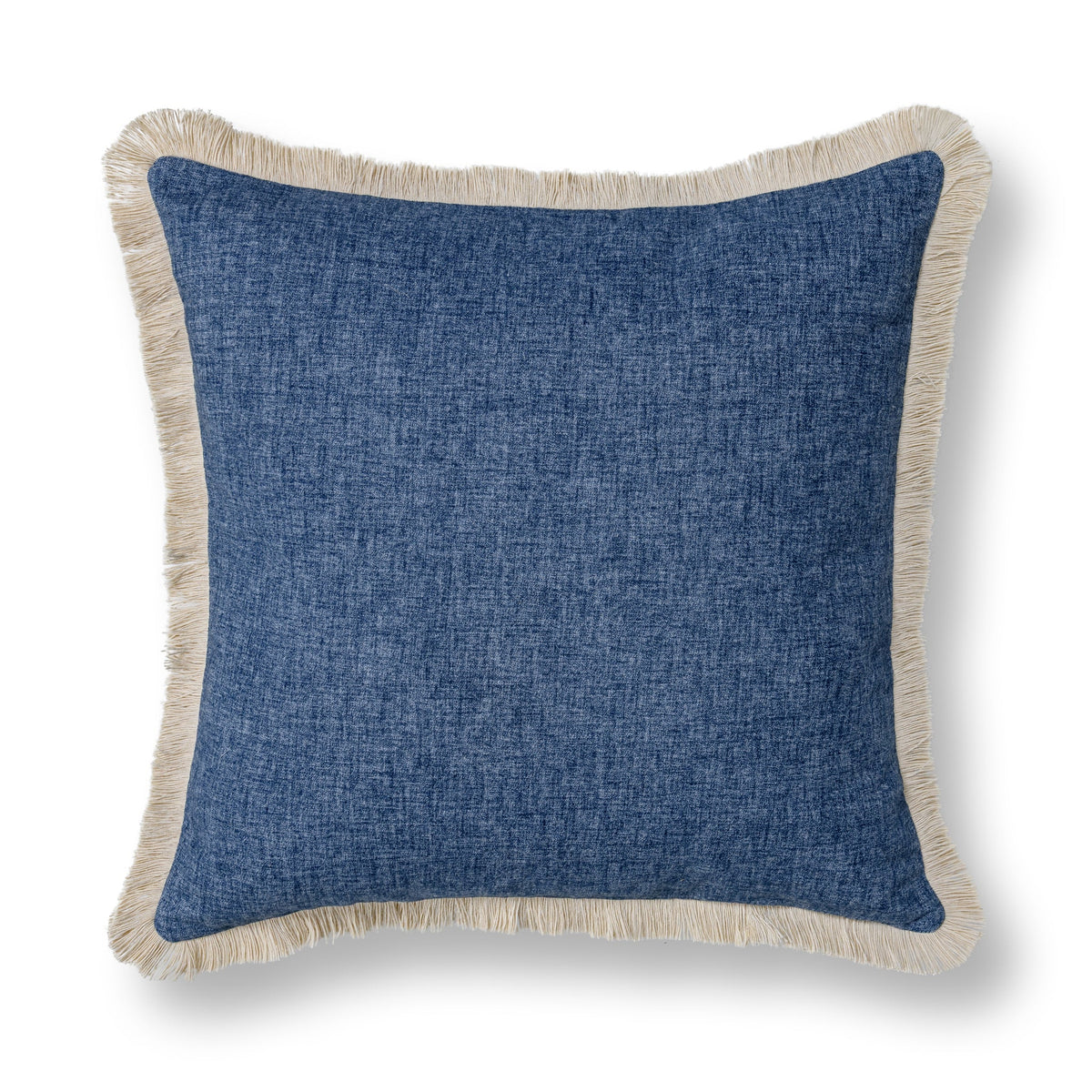 Biscayne Navy Blue 20"x20" Throw Pillow (Set of 2)