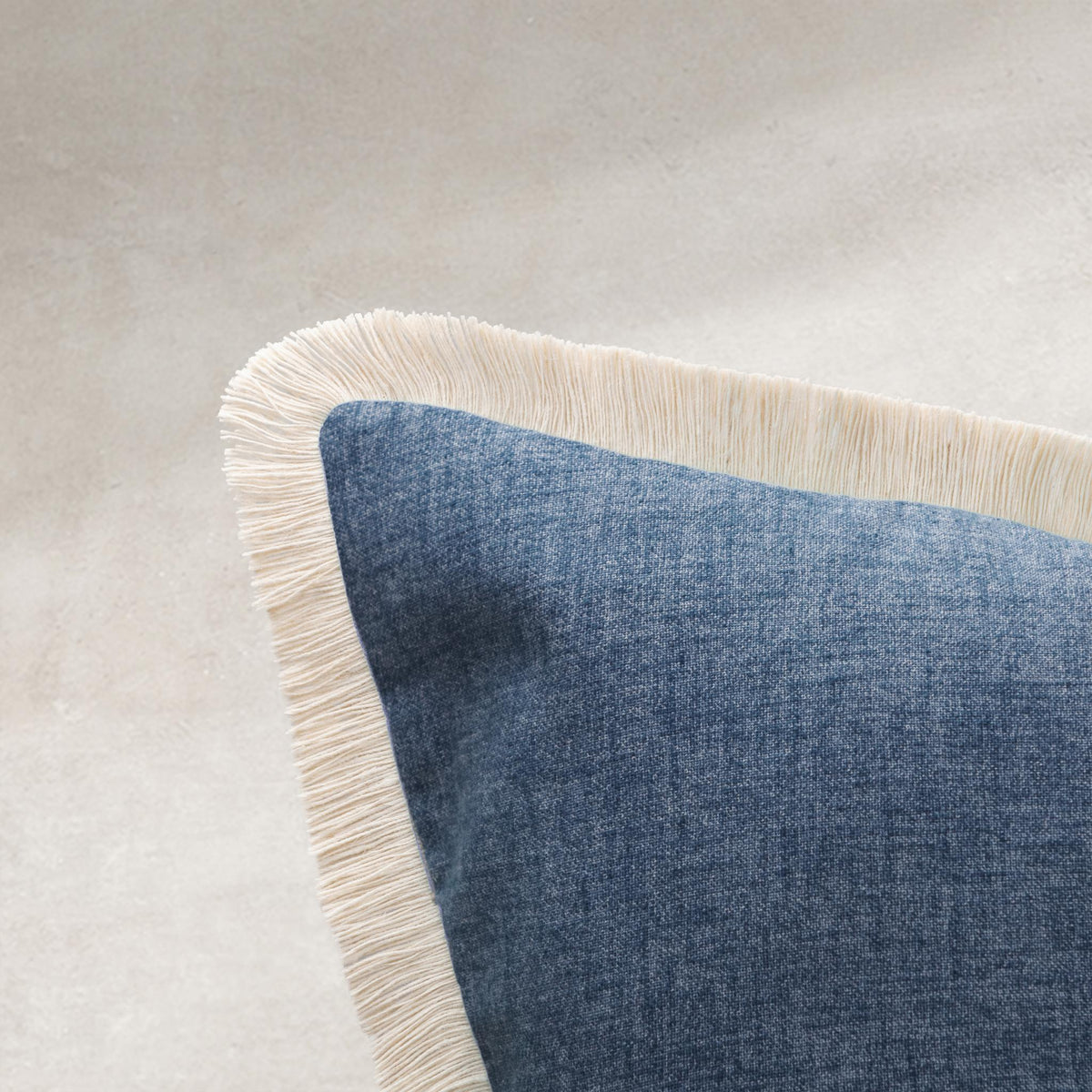 Biscayne Navy Blue 20"x20" Throw Pillow (Set of 2)