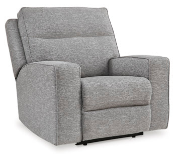 Biscoe Pewter Power Recliner (Online Special Price) - Ornate Home