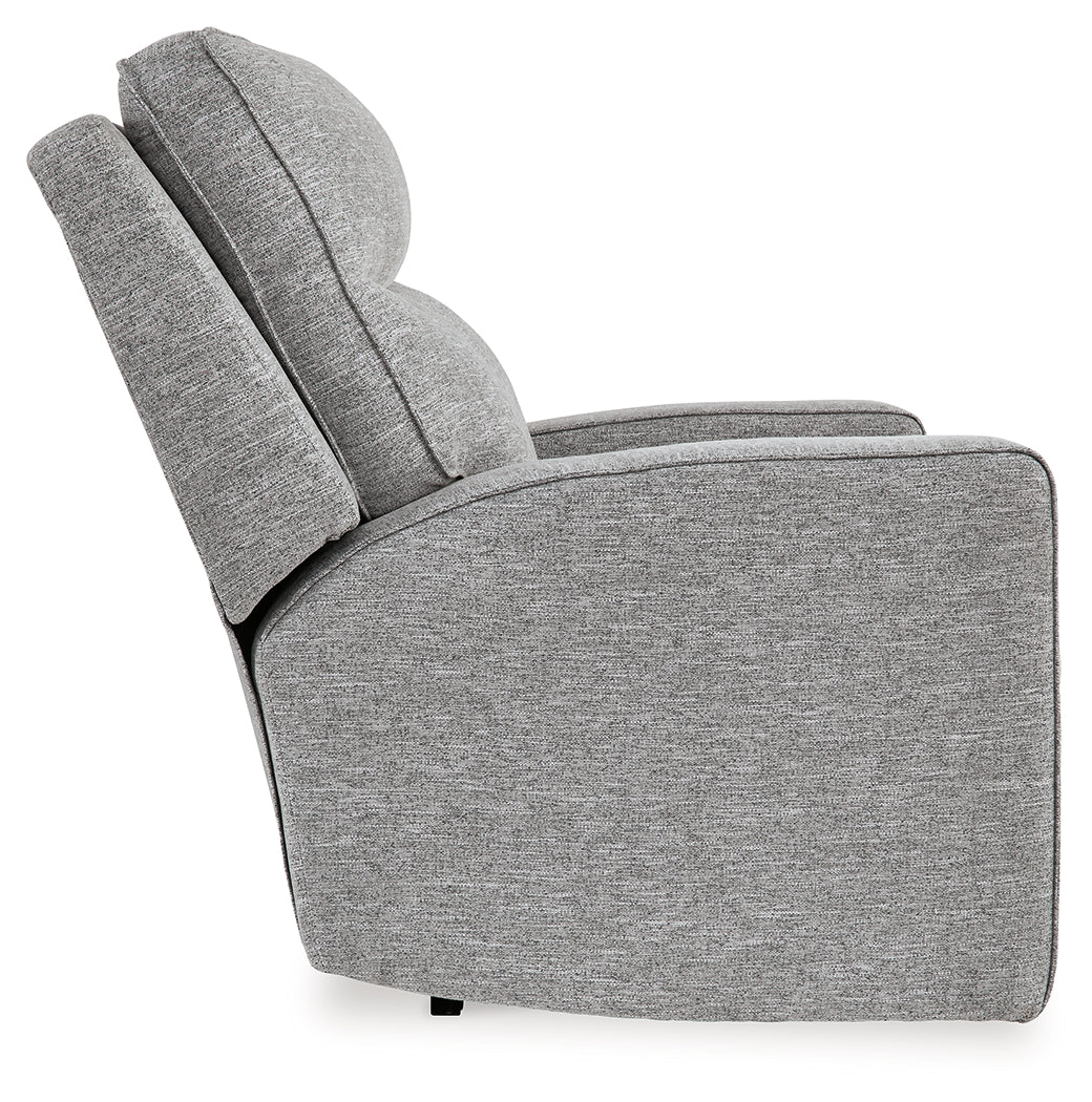 Biscoe Pewter Power Recliner (Online Special Price) - Ornate Home