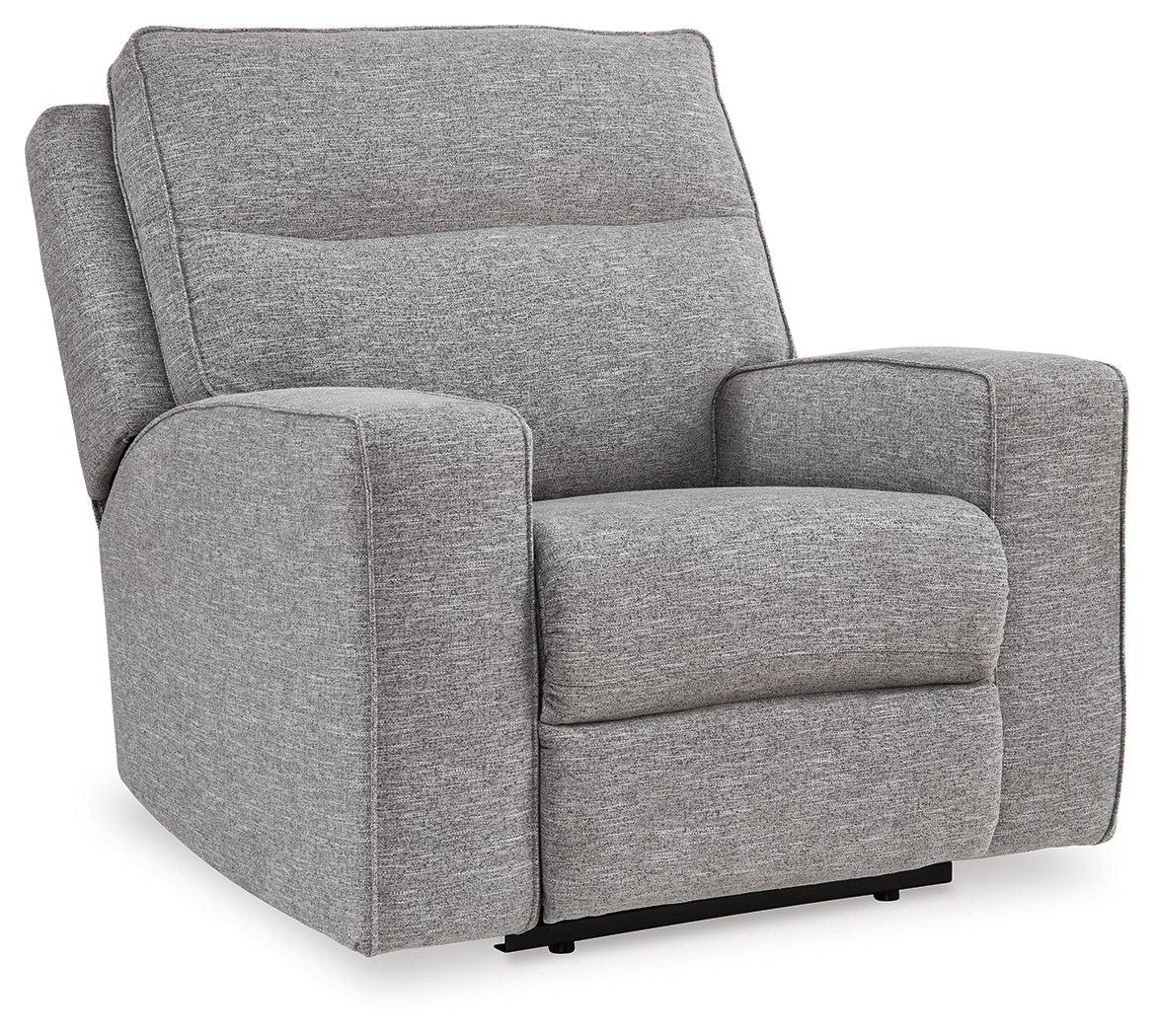 Biscoe Pewter Power Recliner (Online Special Price) - Ornate Home