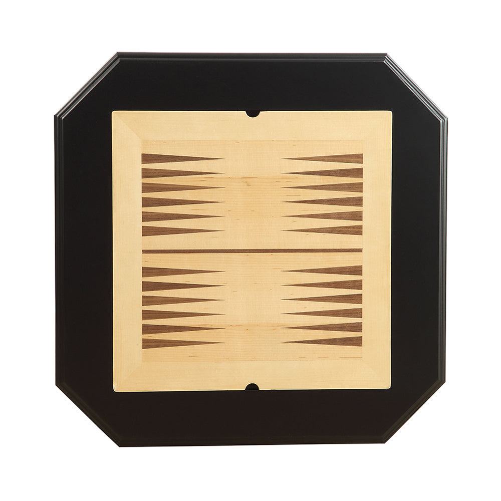 Bishop Black Game Table - Ornate Home