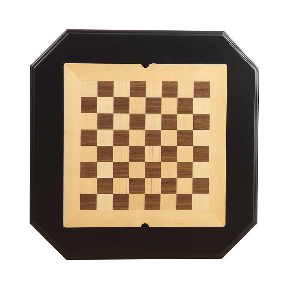 Bishop Black Game Table - Ornate Home