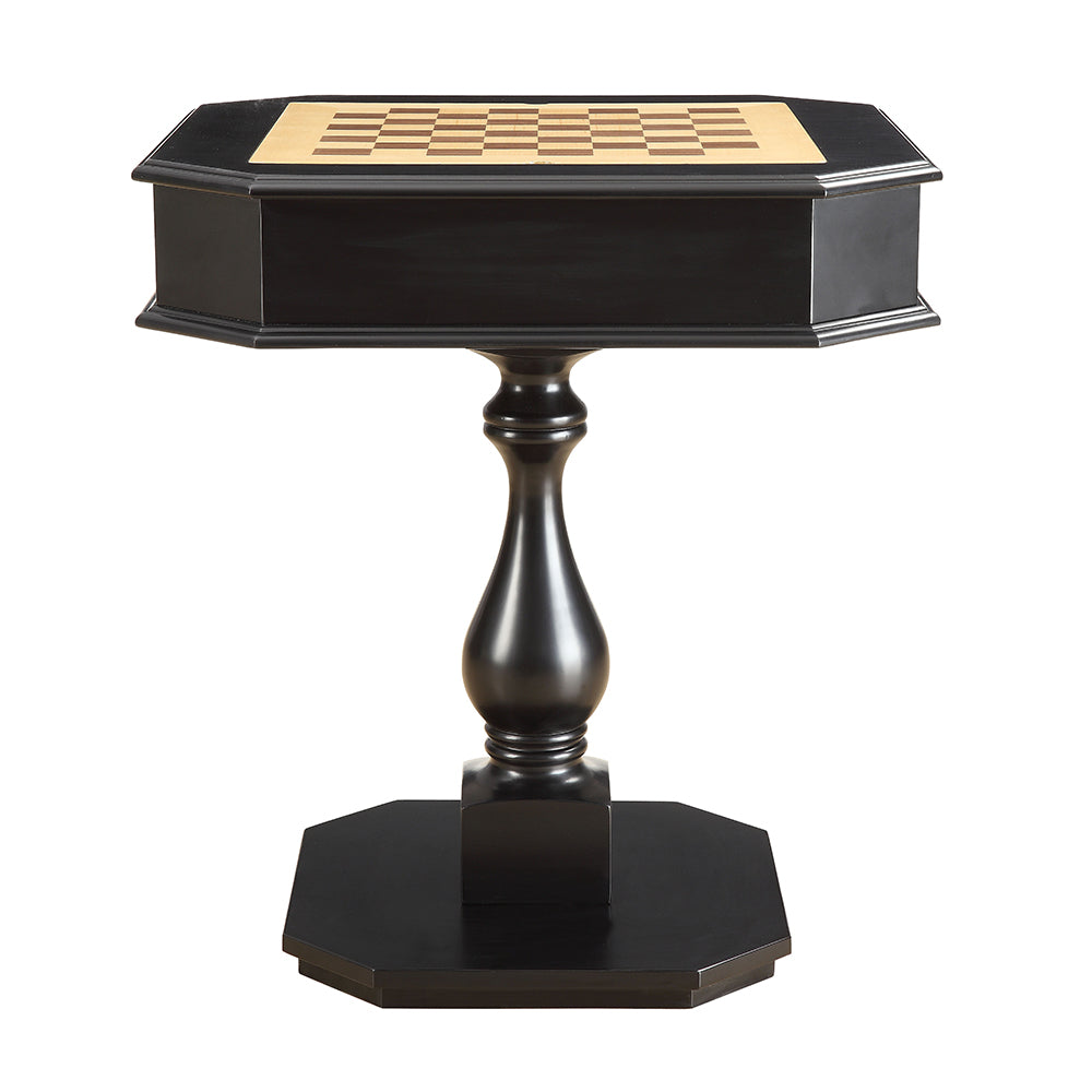 Bishop Black Game Table - Ornate Home
