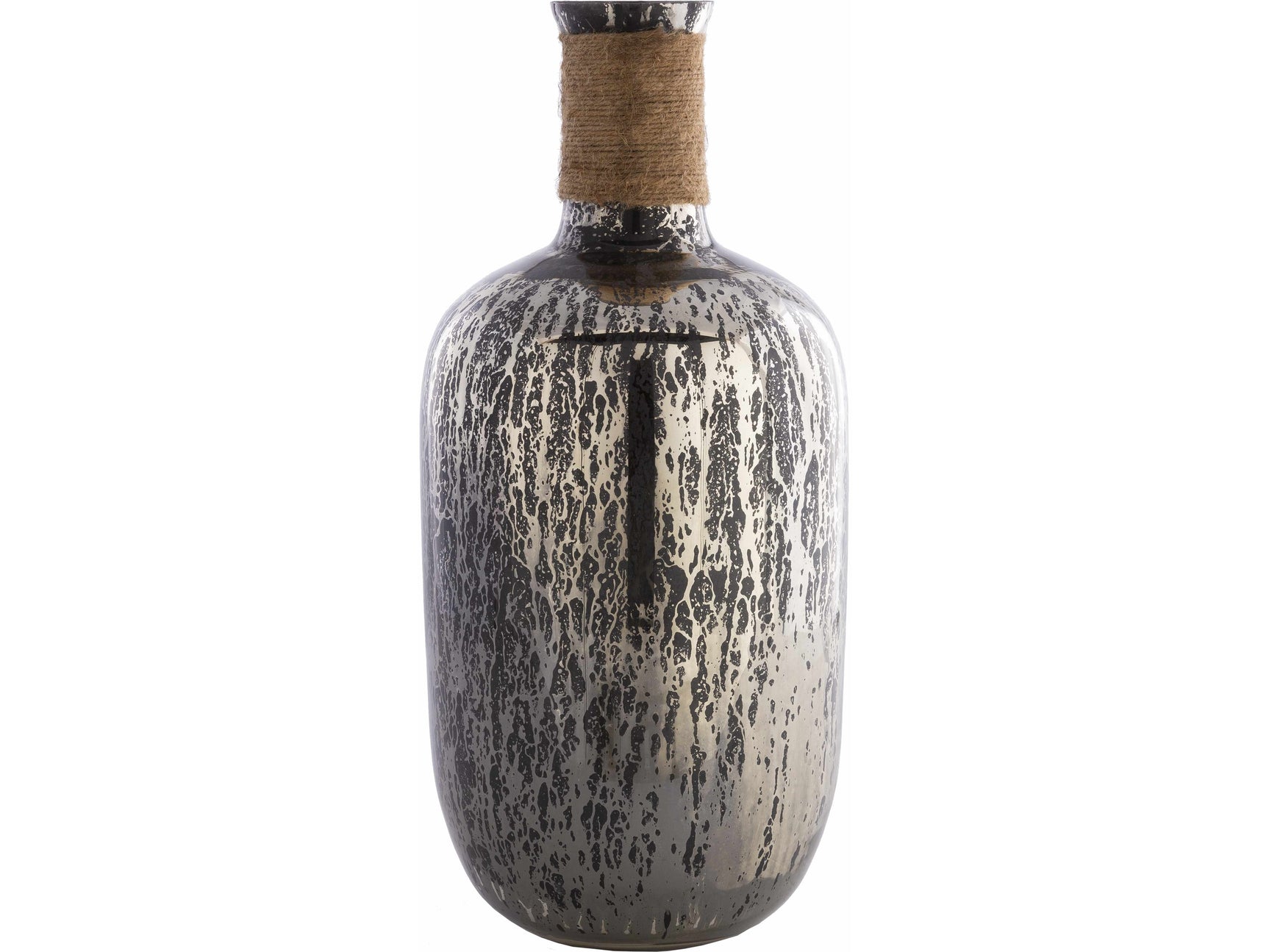 Bitadtun Metallic Splatter Glass Vase - Ornate Home