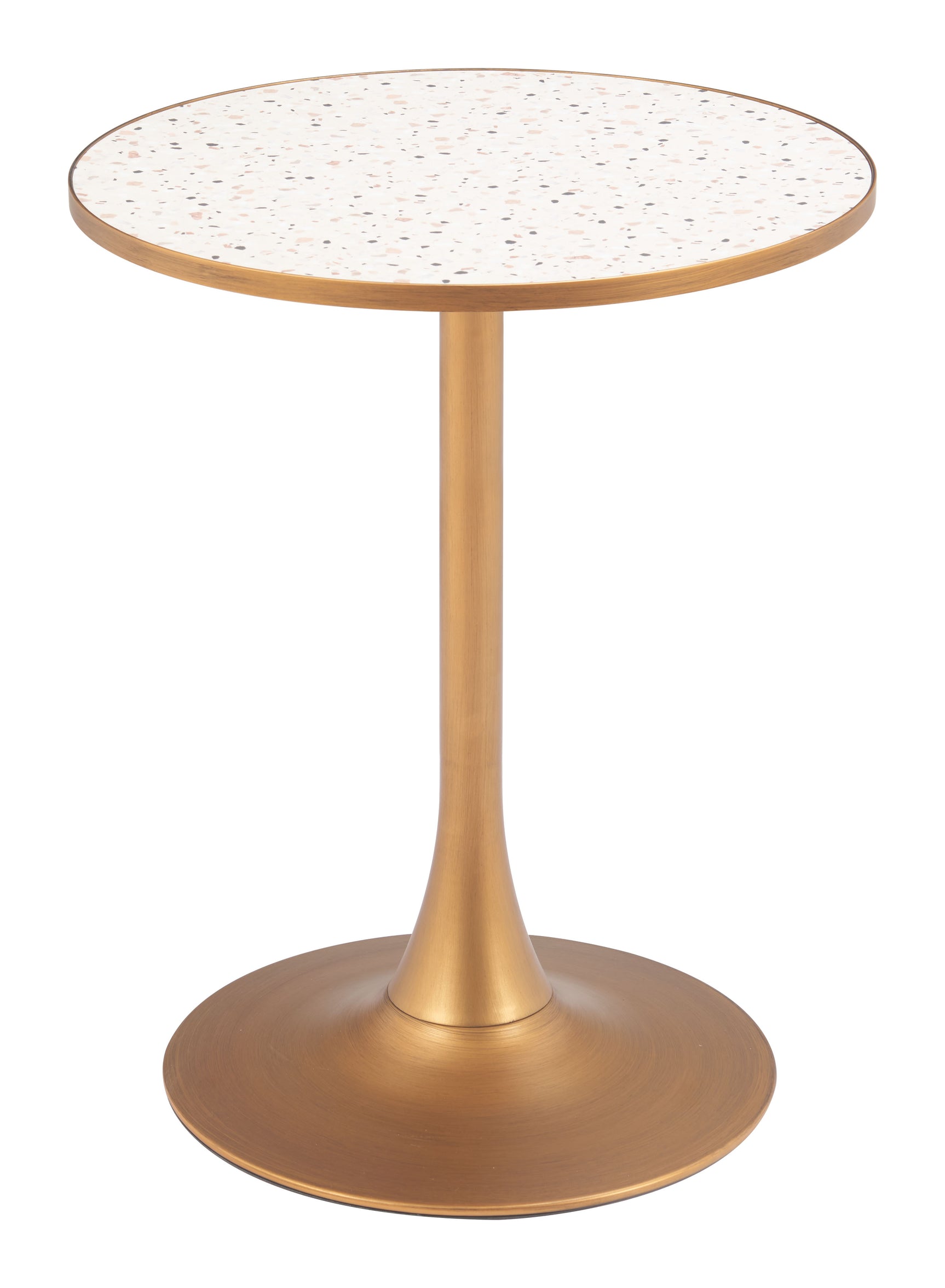 Bite Beige & Gold Bistro Table - Ornate Home
