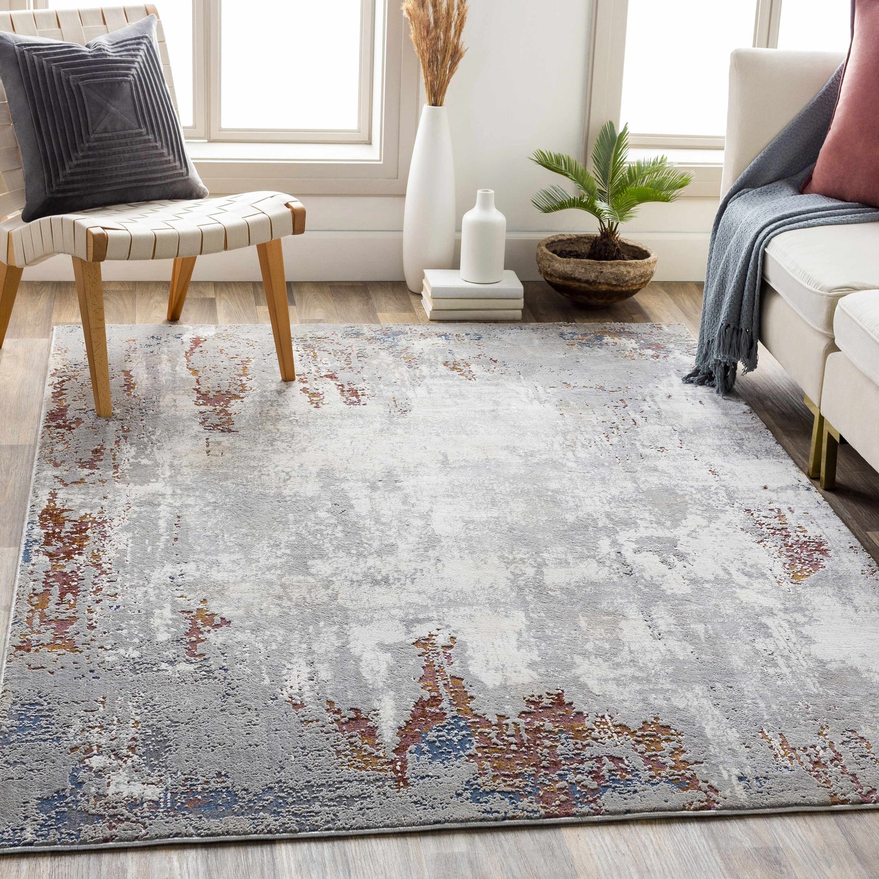 Bitton Faux Silk Rug - Clearance - Ornate Home