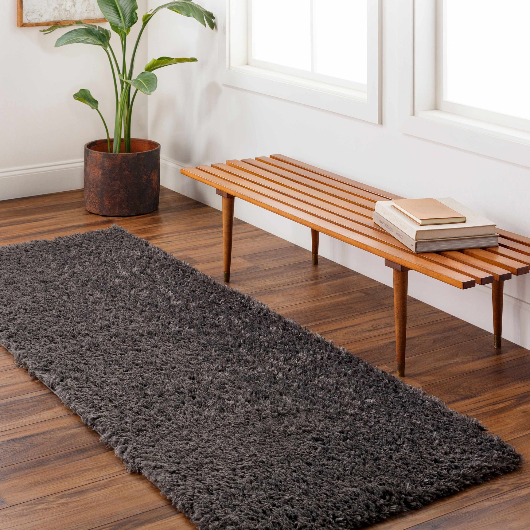 Black Allon Area Rug - Clearance - Ornate Home