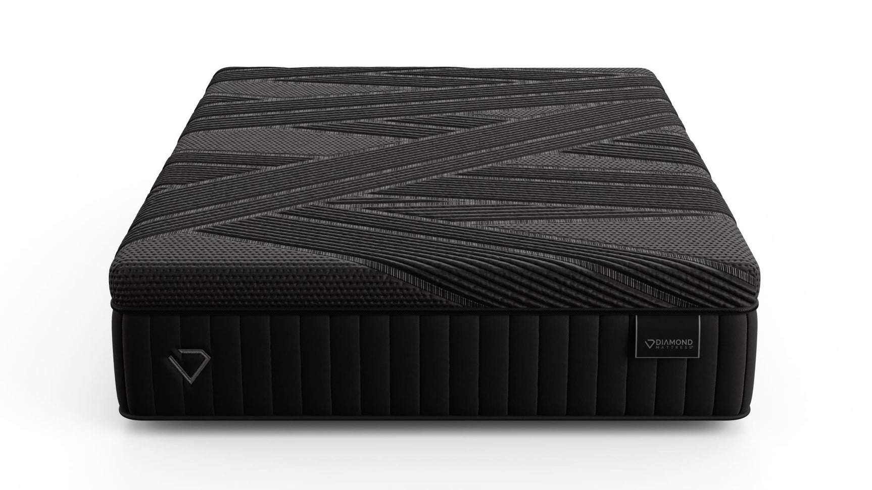 Black Diamond Snowbird Hybrid 15" Plush Black Full Mattress - Ornate Home