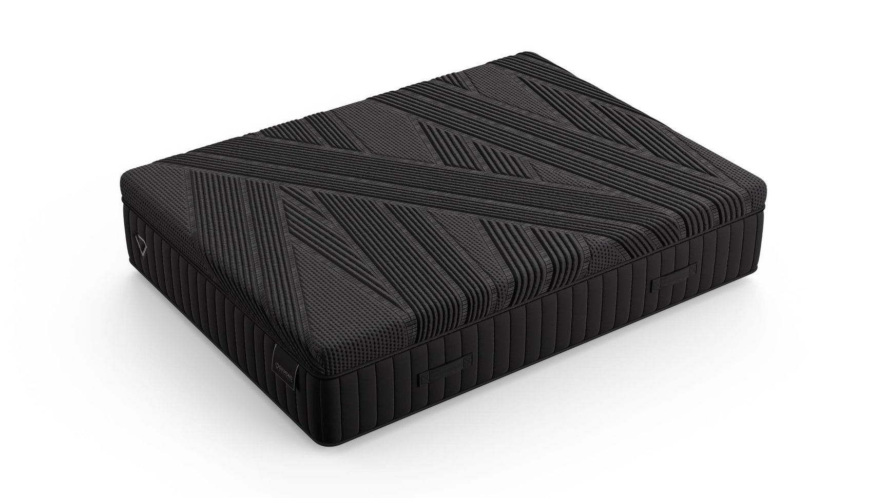 Black Diamond Summit Hybrid 15" Medium Black King Mattress - Ornate Home