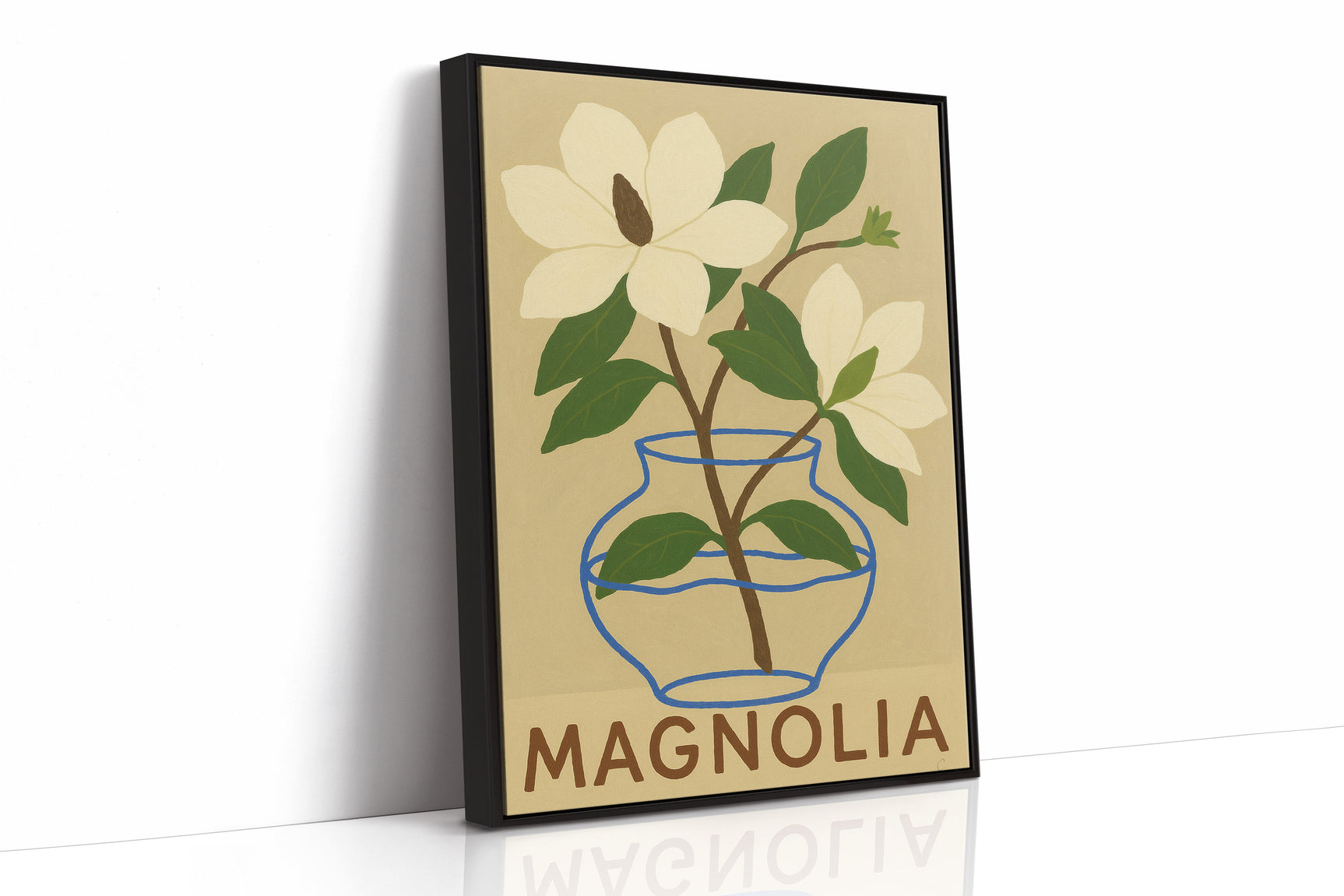 Elegant Magnolia Art Print for Home Decor