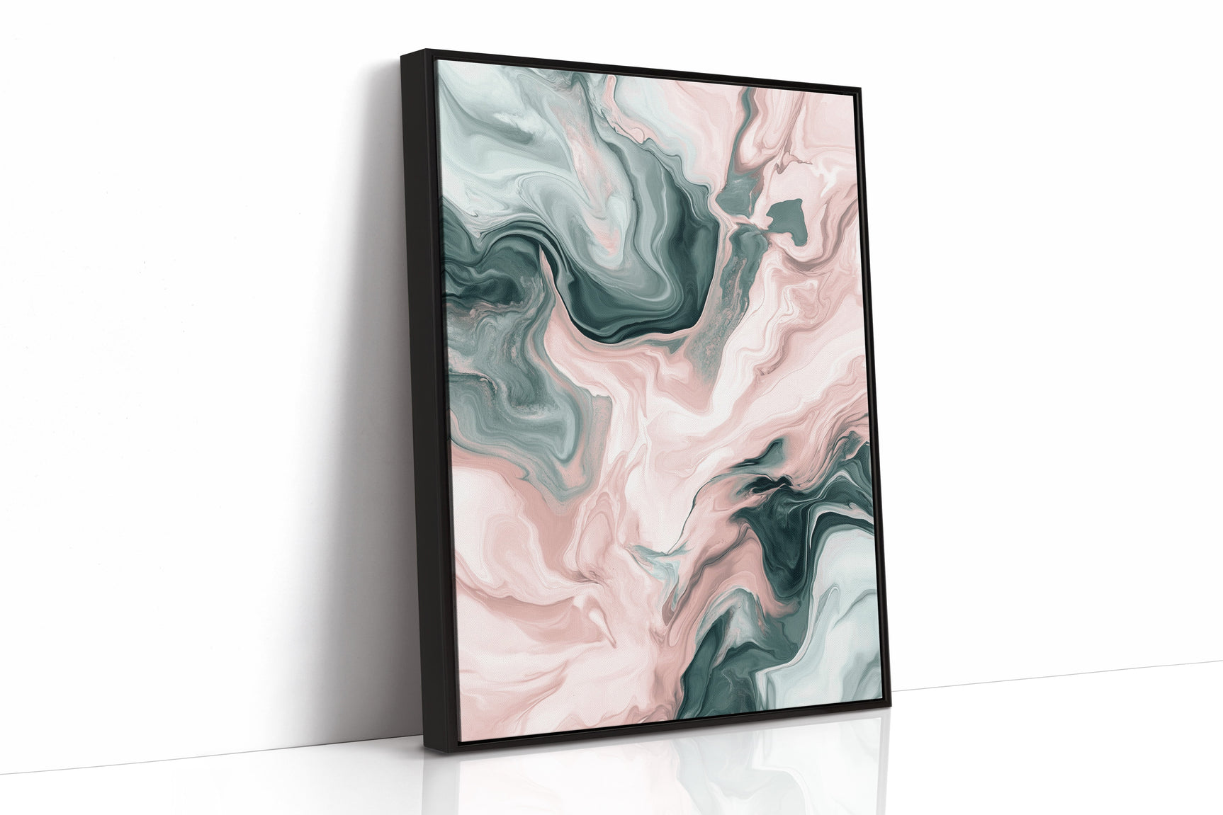 Mystic Waves - Abstract Marble Canvas Art