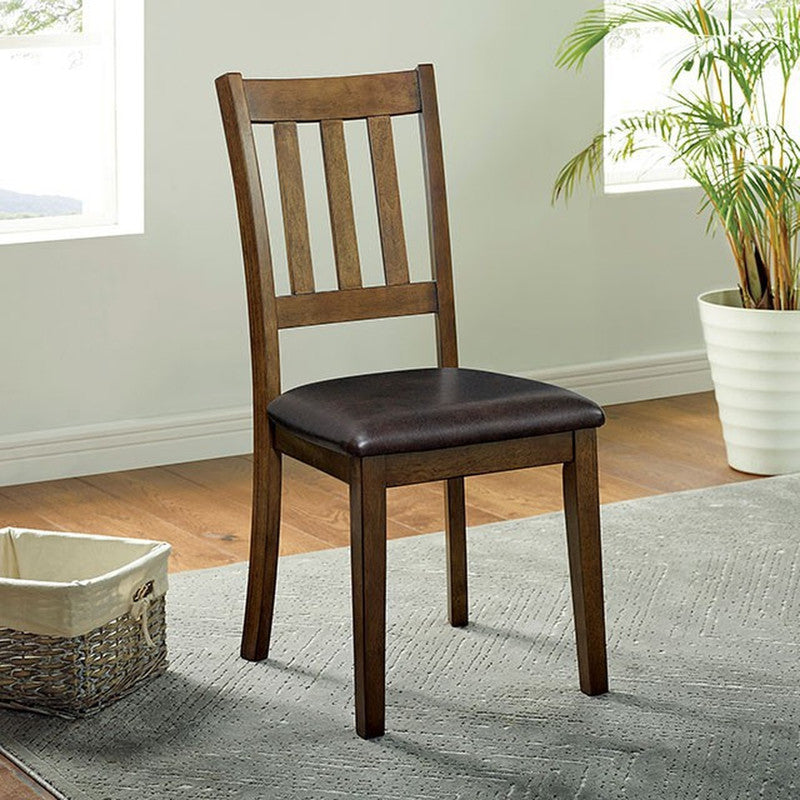 Blackwood Walnut/Dark Brown 3 Pc. Round Table Set - Ornate Home