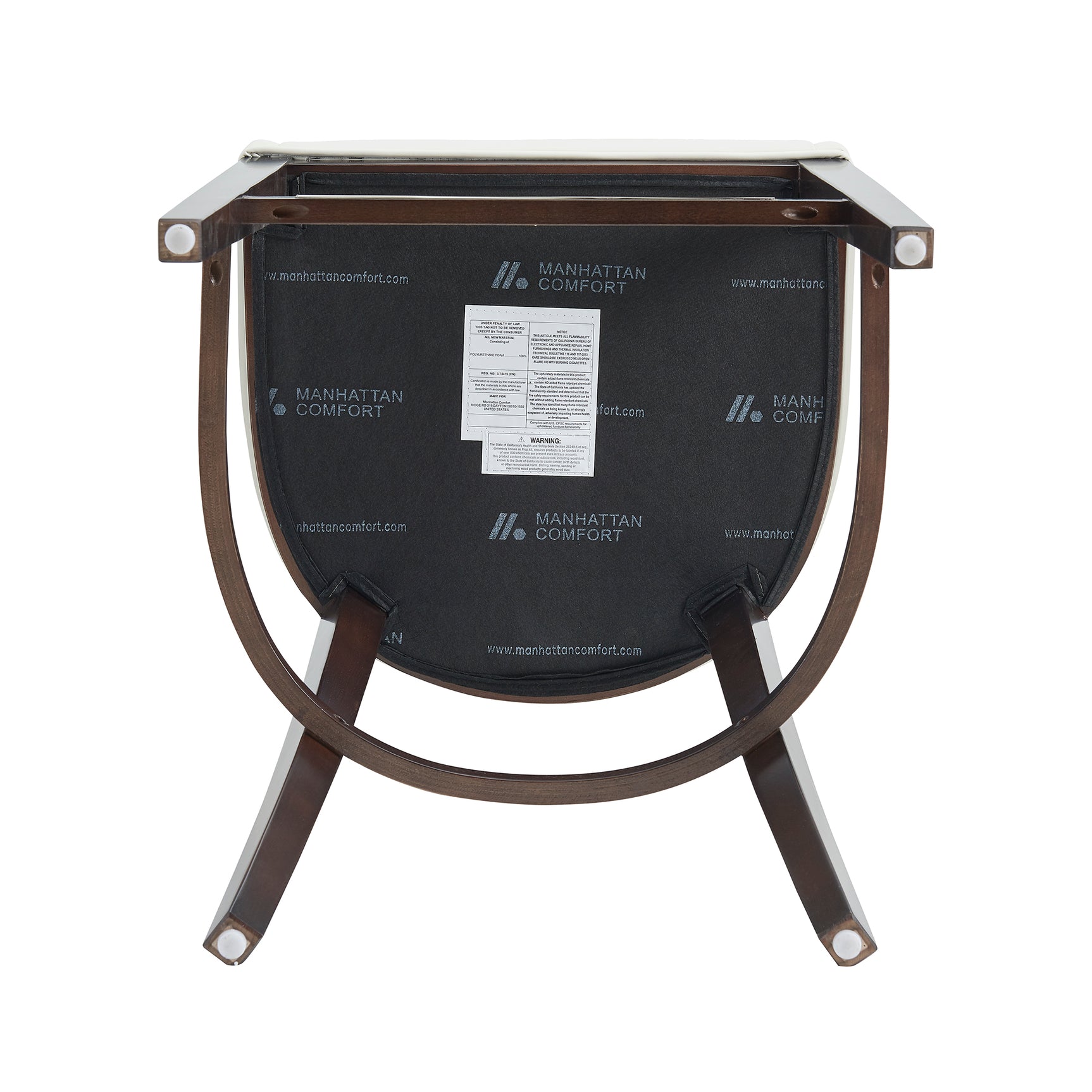 Blair Barstool in White (set of 2) - Ornate Home