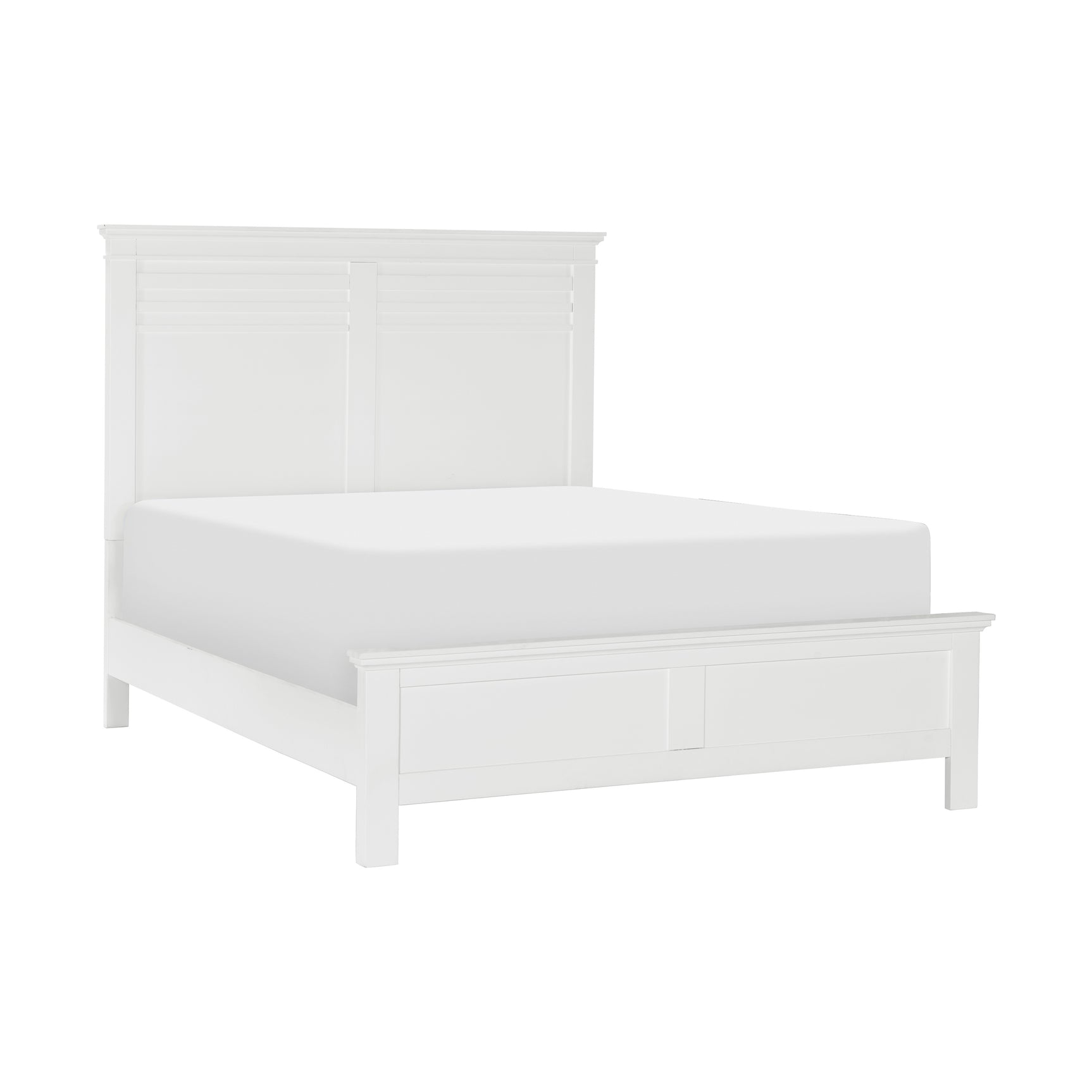 Blaire Farm White 4-piece Queen Bedroom Set - Ornate Home