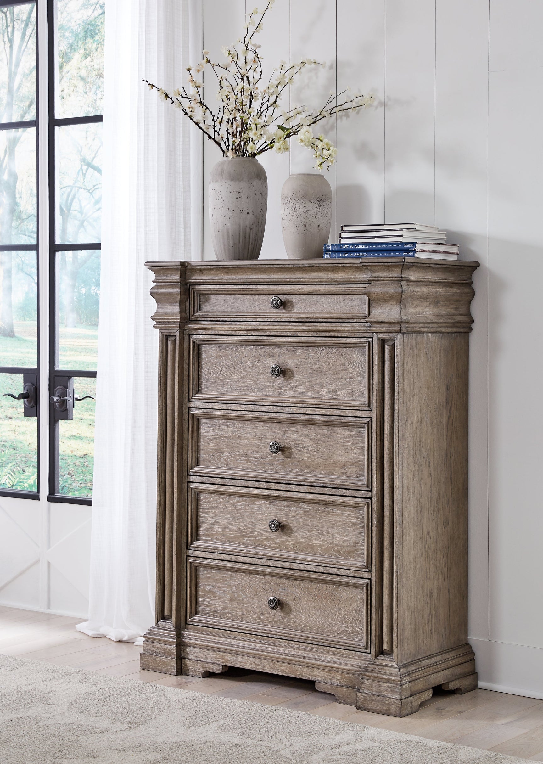 Blairhurst Light Grayish Brown Chest of Drawers - Ornate Home
