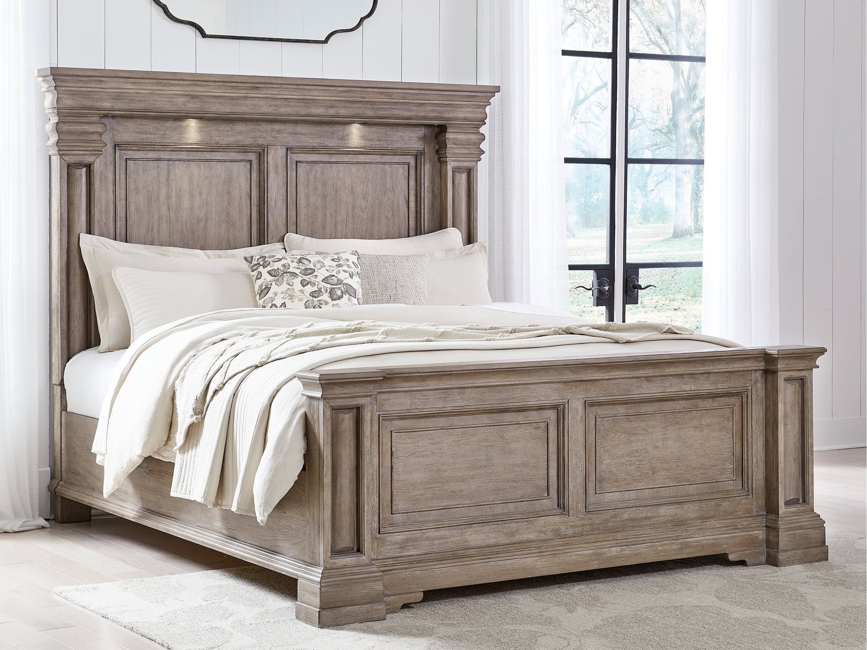 Blairhurst Light Grayish Brown Queen Panel Bed (Online Special Price) - Ornate Home