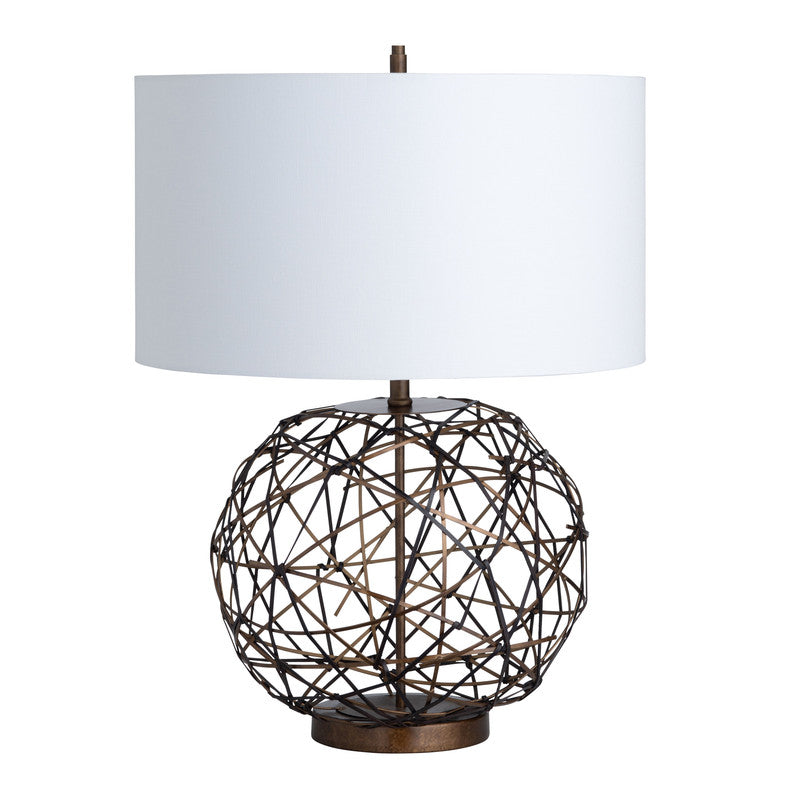 Blaise Copper/Bronze Table Lamp - Ornate Home
