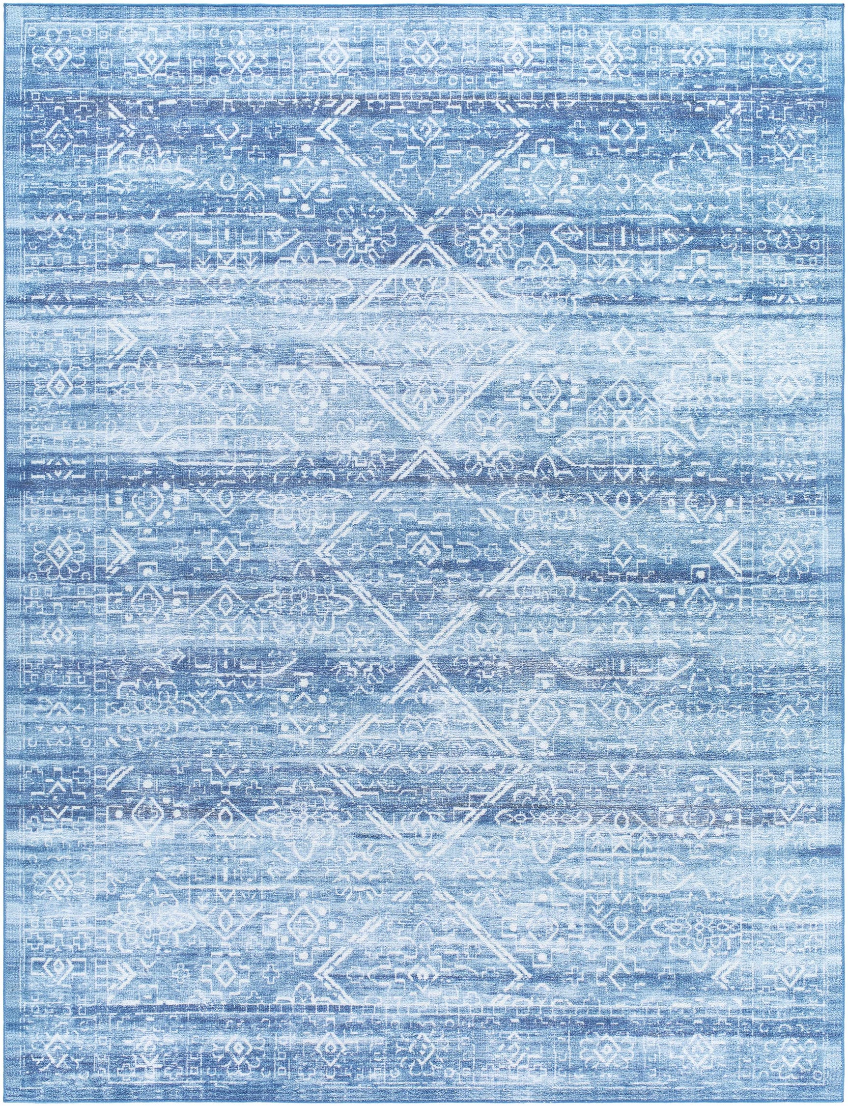 Blake Arctic Sky Washable Area Rug - Clearance - Ornate Home