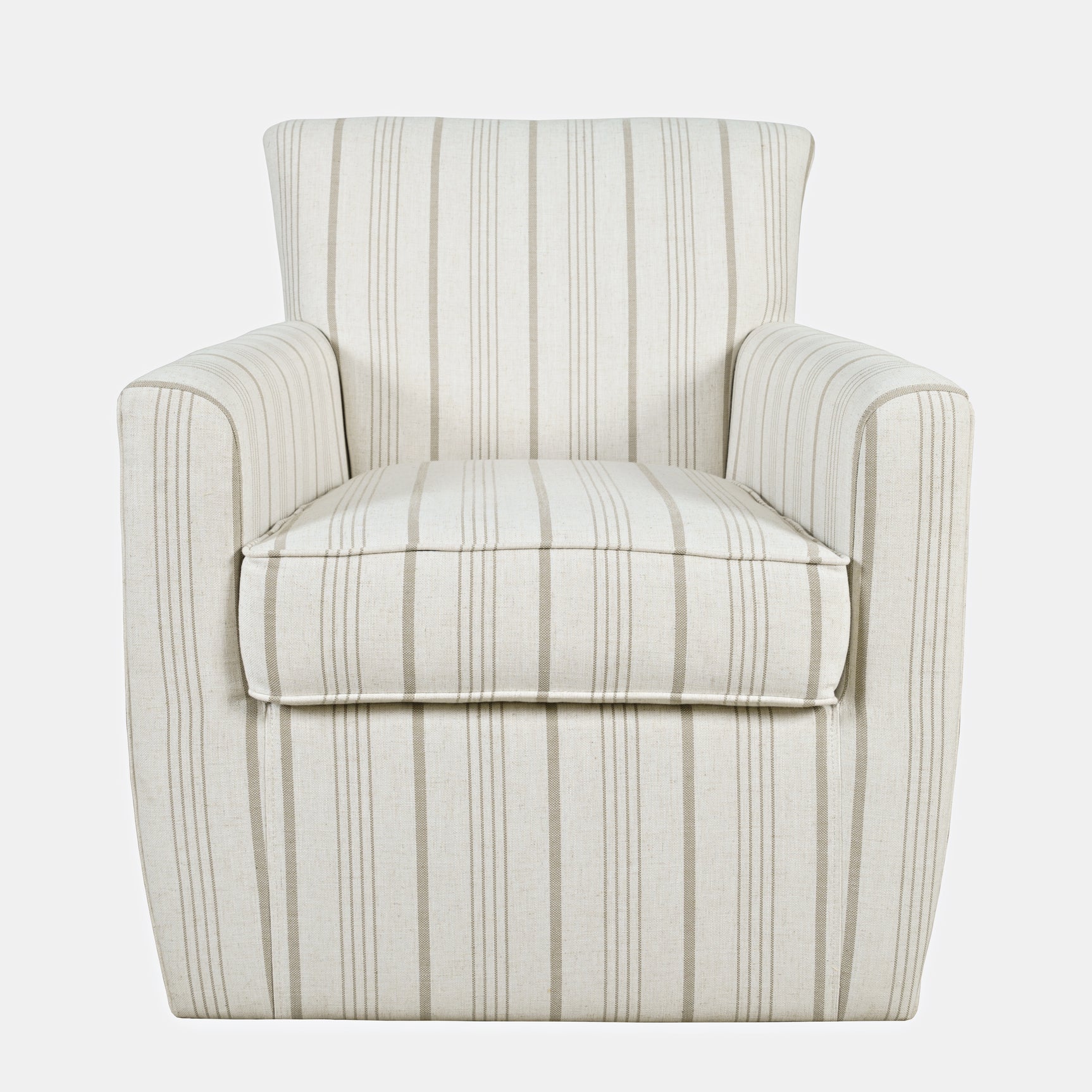Blakley Beige Blakely Swivel Accent Chair - Ornate Home