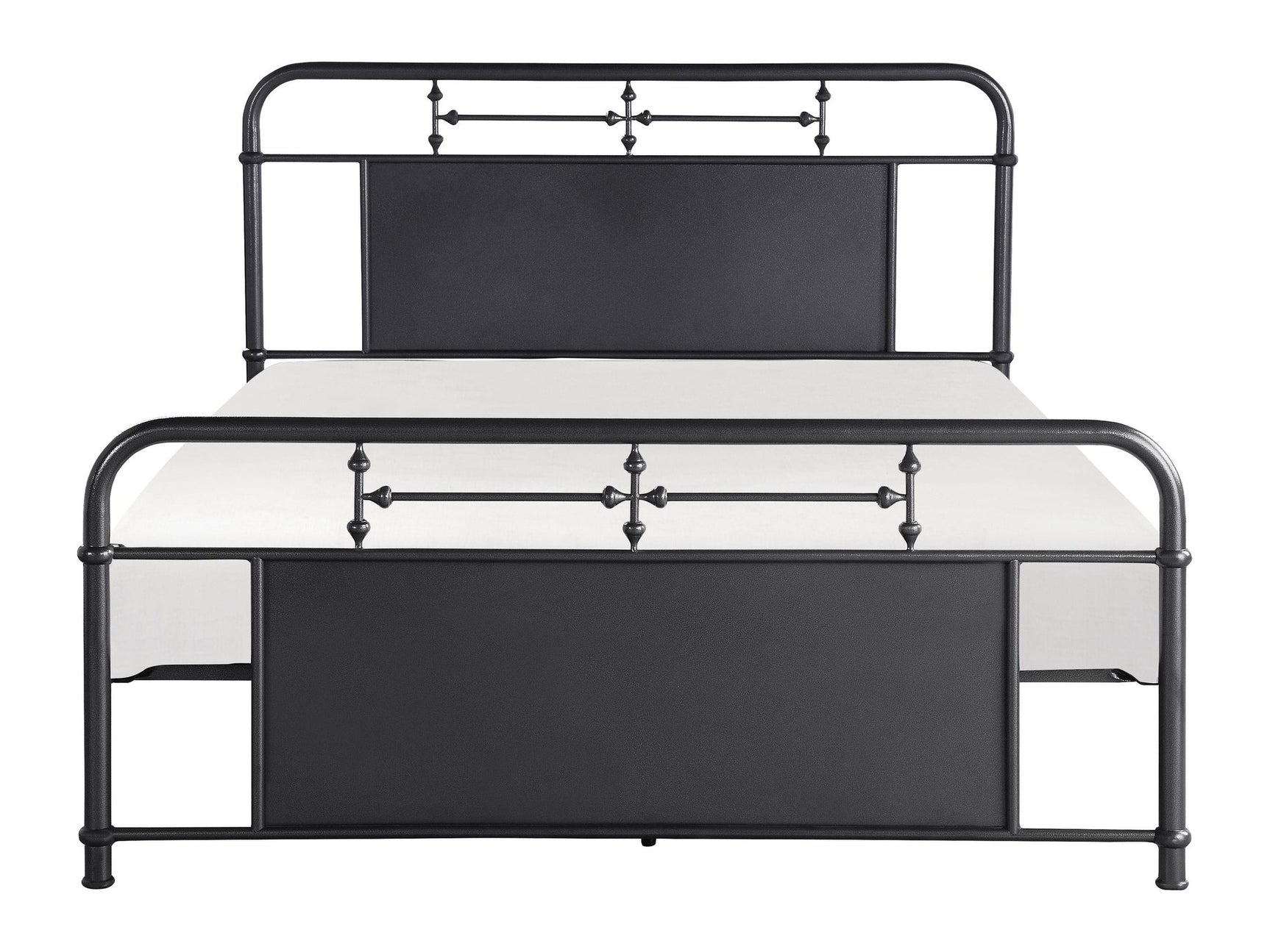 Blanchard Mottled Silver Queen Platform Bed - Ornate Home