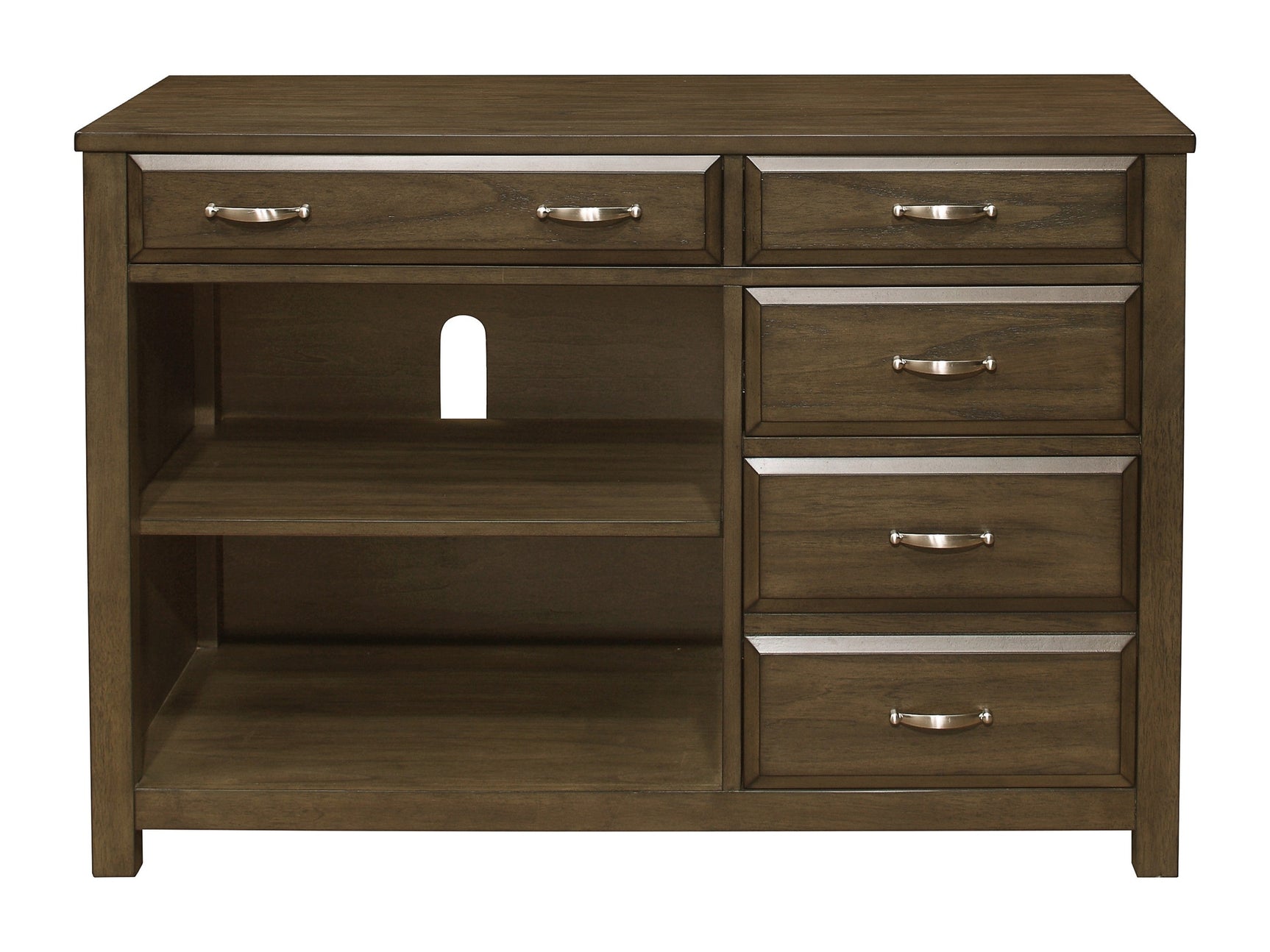 Blanche Brown Gray Credenza - Ornate Home