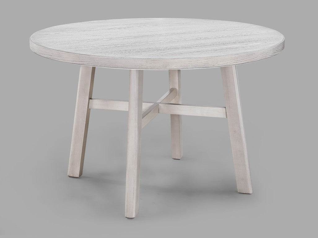 Blanche Gray Round Dining Table - Ornate Home