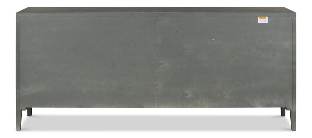 Blanco Grey 4 Door Buffet - Ornate Home