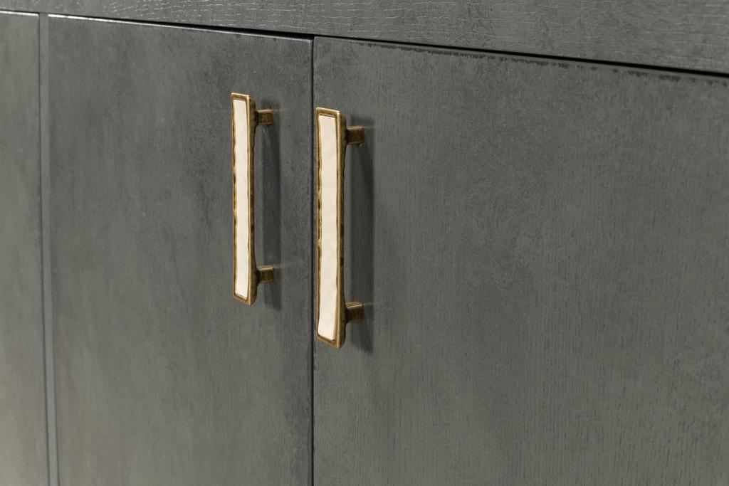 Blanco Grey 4 Door Buffet - Ornate Home