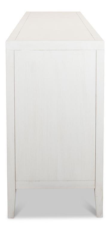 Blanco White 4 Door Buffet - Ornate Home