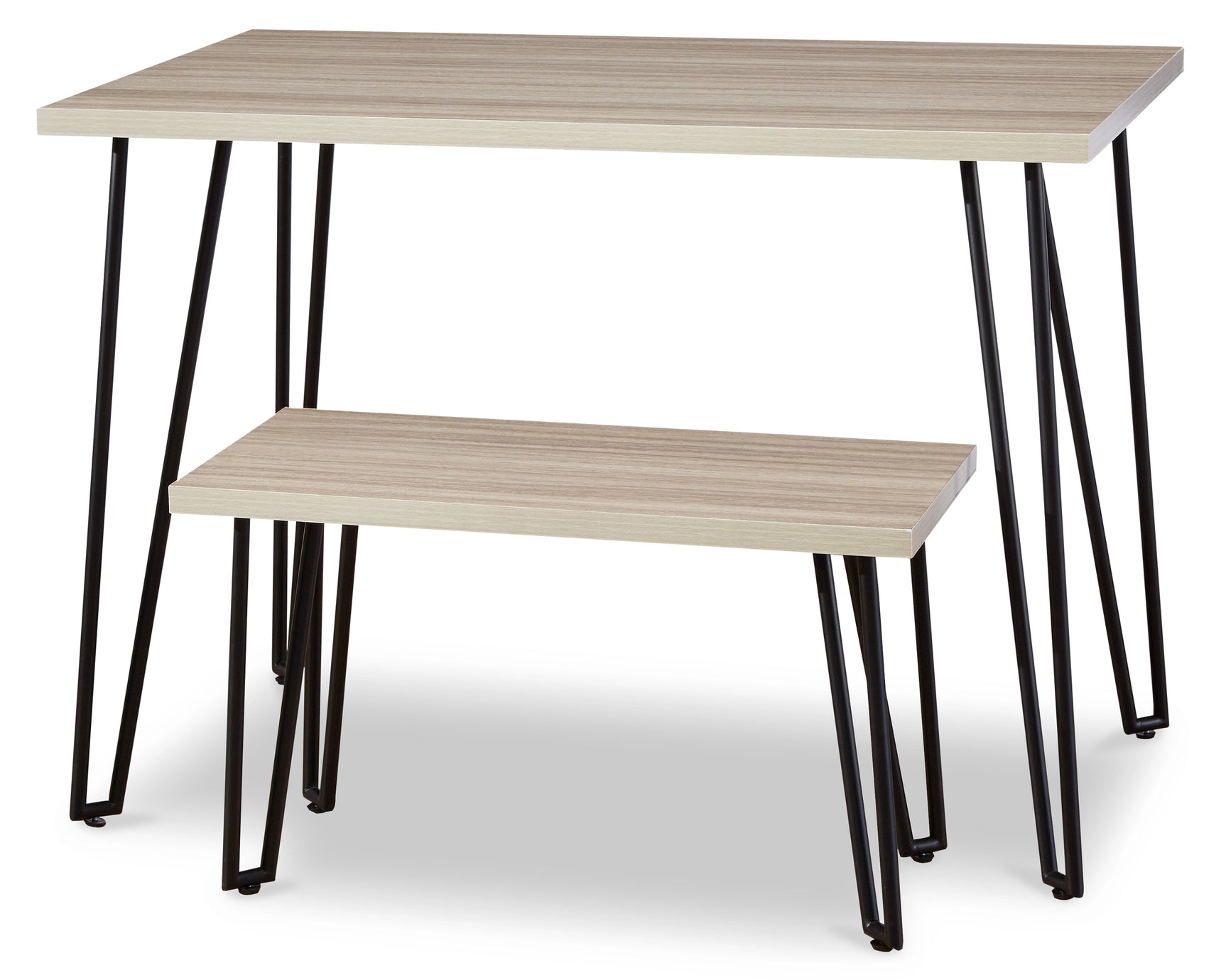 Blariden Brown/Black Desk w/ Bench - Ornate Home