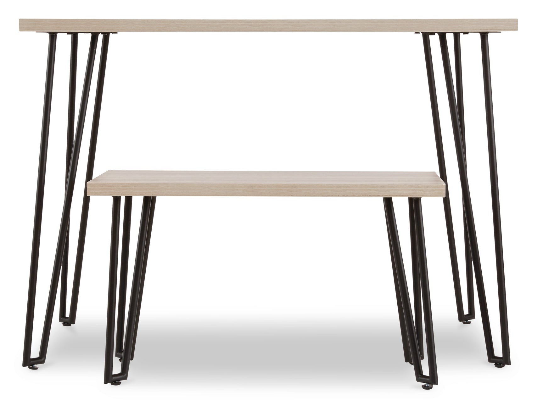 Blariden Brown/Black Desk w/ Bench - Ornate Home