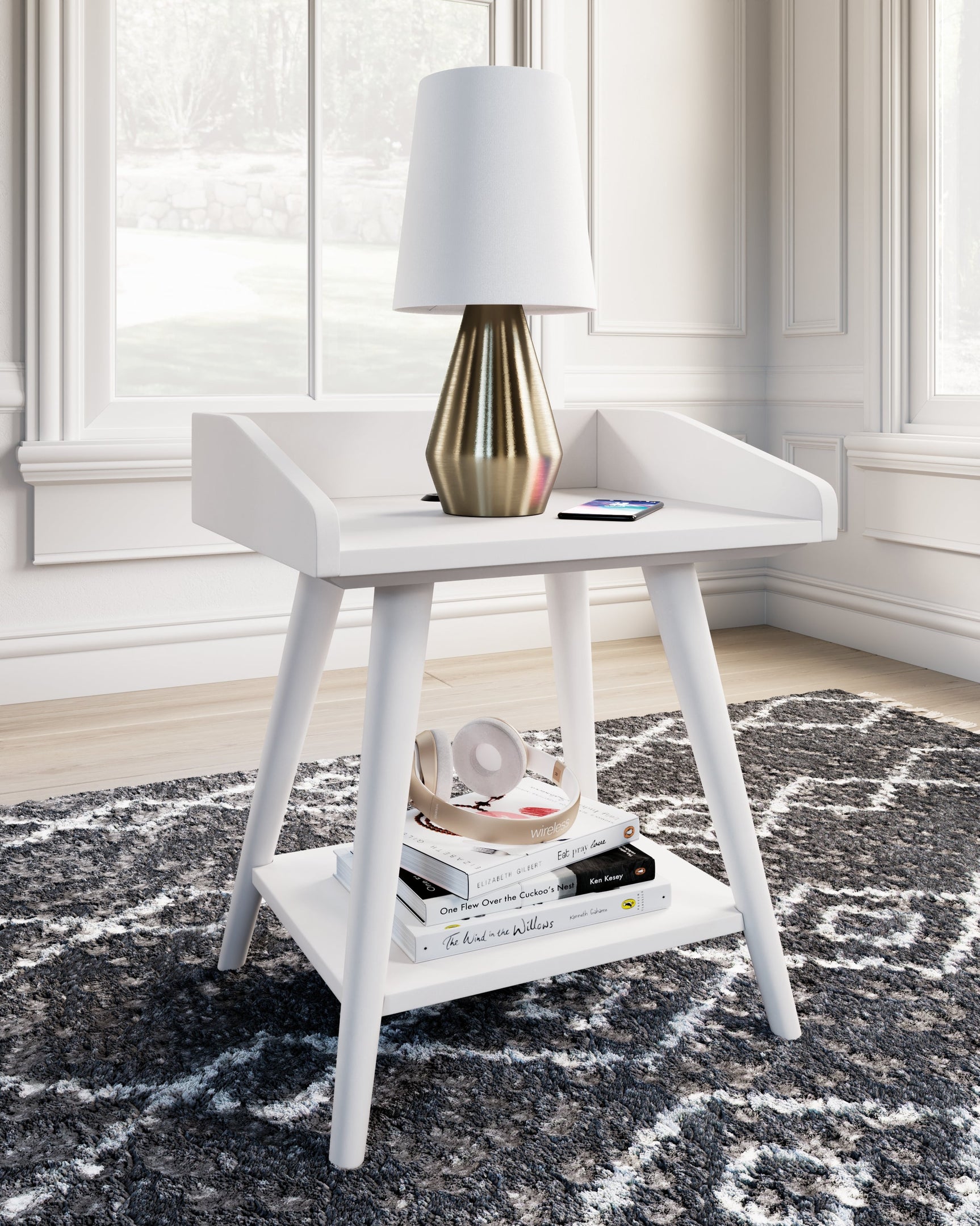 Blariden White Accent Table - Ornate Home