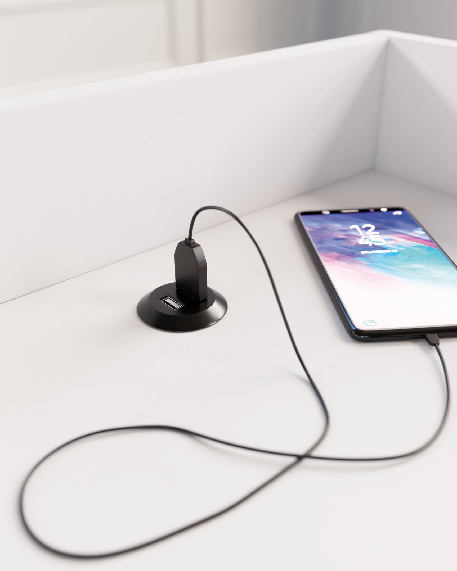 Blariden White Accent Table - Ornate Home