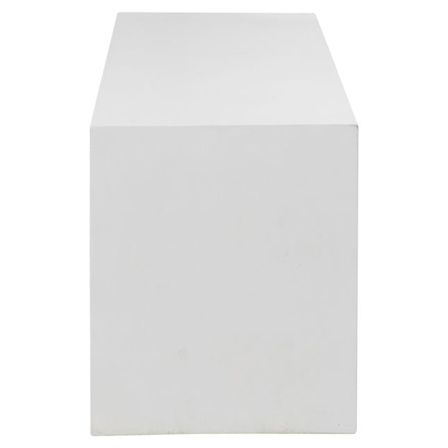 Blazer Natural White Outdoor Bench - Ornate Home