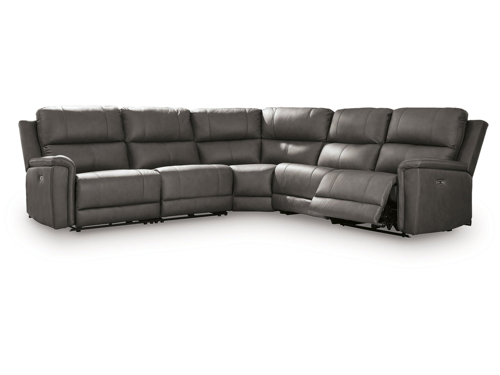 Bleckley Anchor 5-Piece Power Reclining Sectional (Online Special Price) - Ornate Home