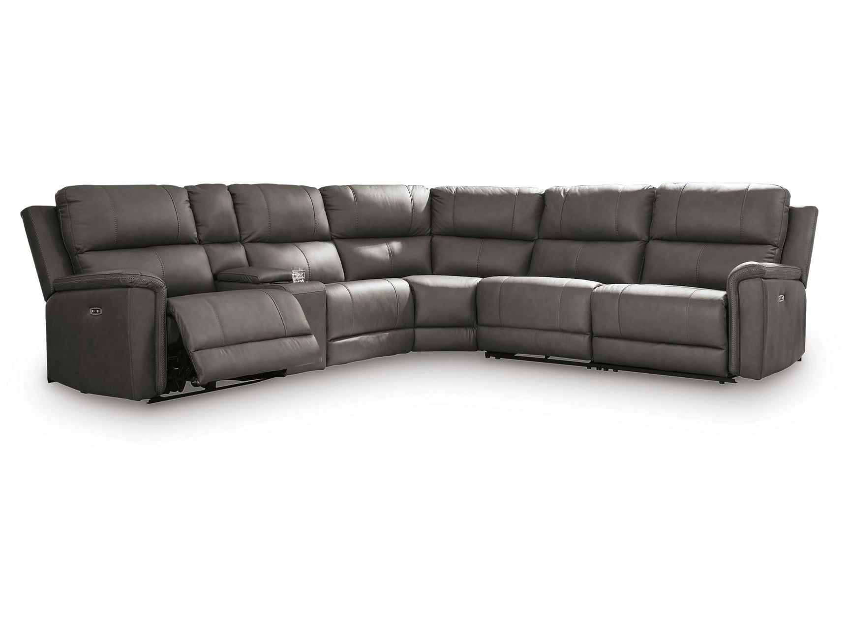 Bleckley Anchor 6-Piece Power Reclining Sectional (Online Special Price) - Ornate Home