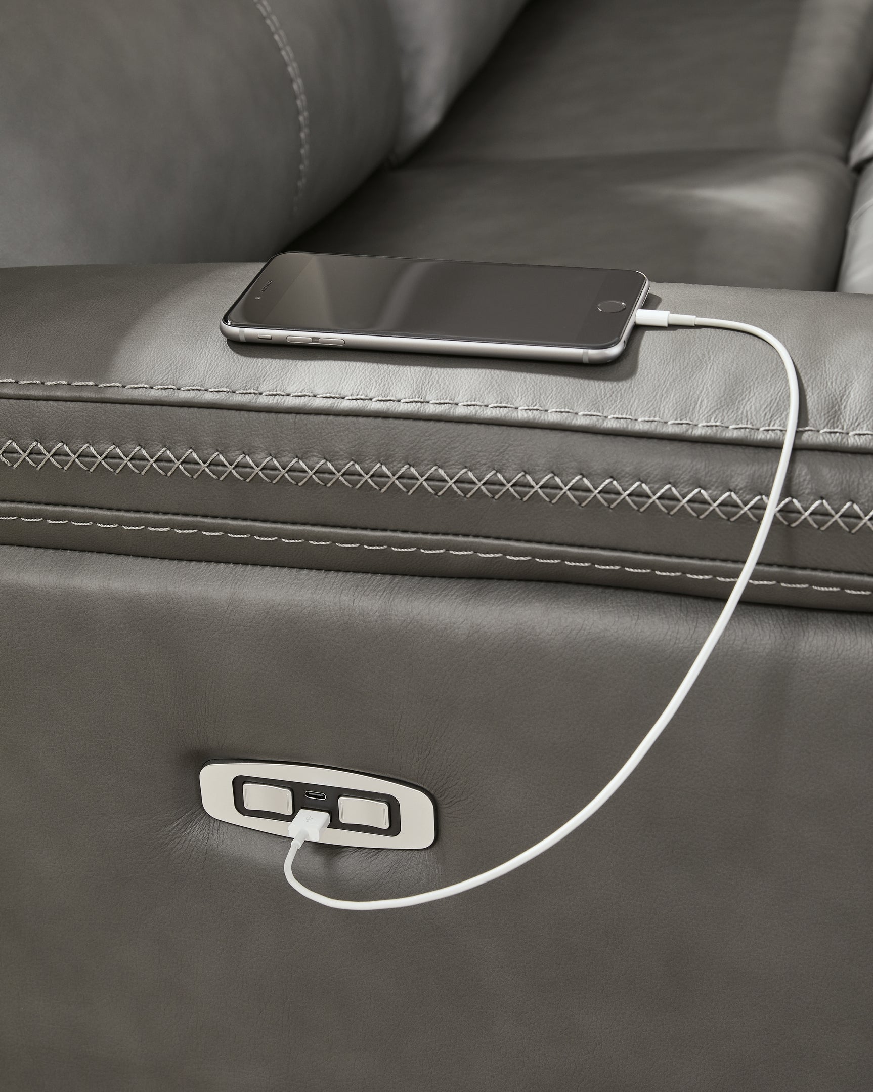 Bleckley Anchor 6-Piece Power Reclining Sectional - Ornate Home