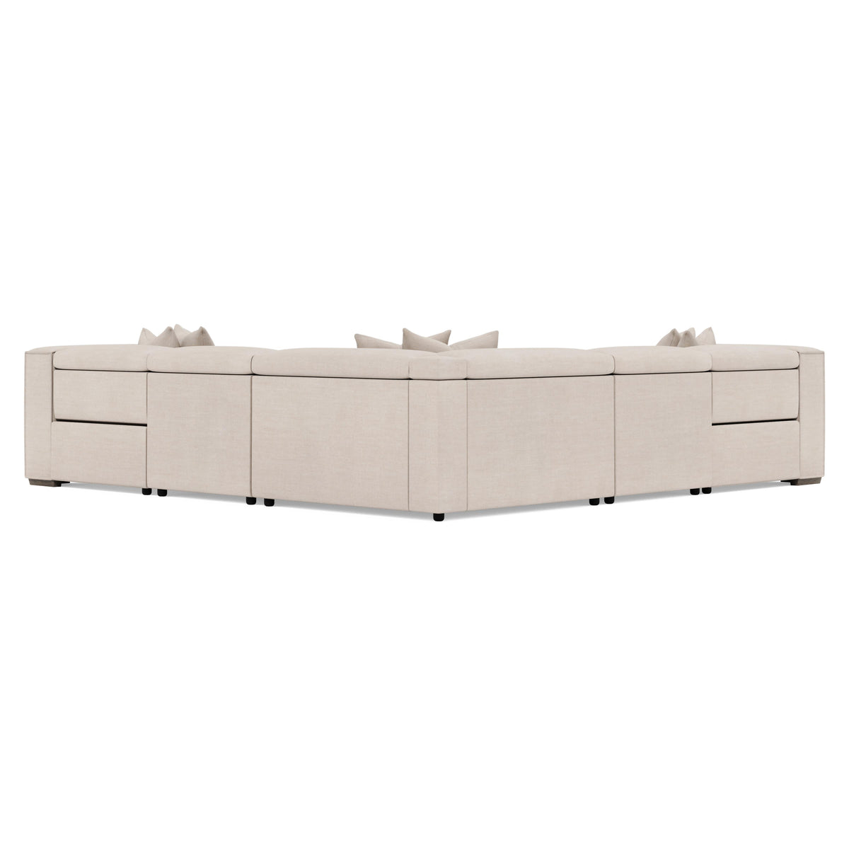 Bliss Beige Power Motion Sectional - Ornate Home