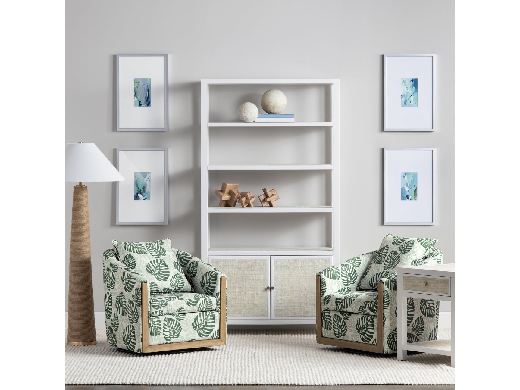 Bliss Blue/Green Print