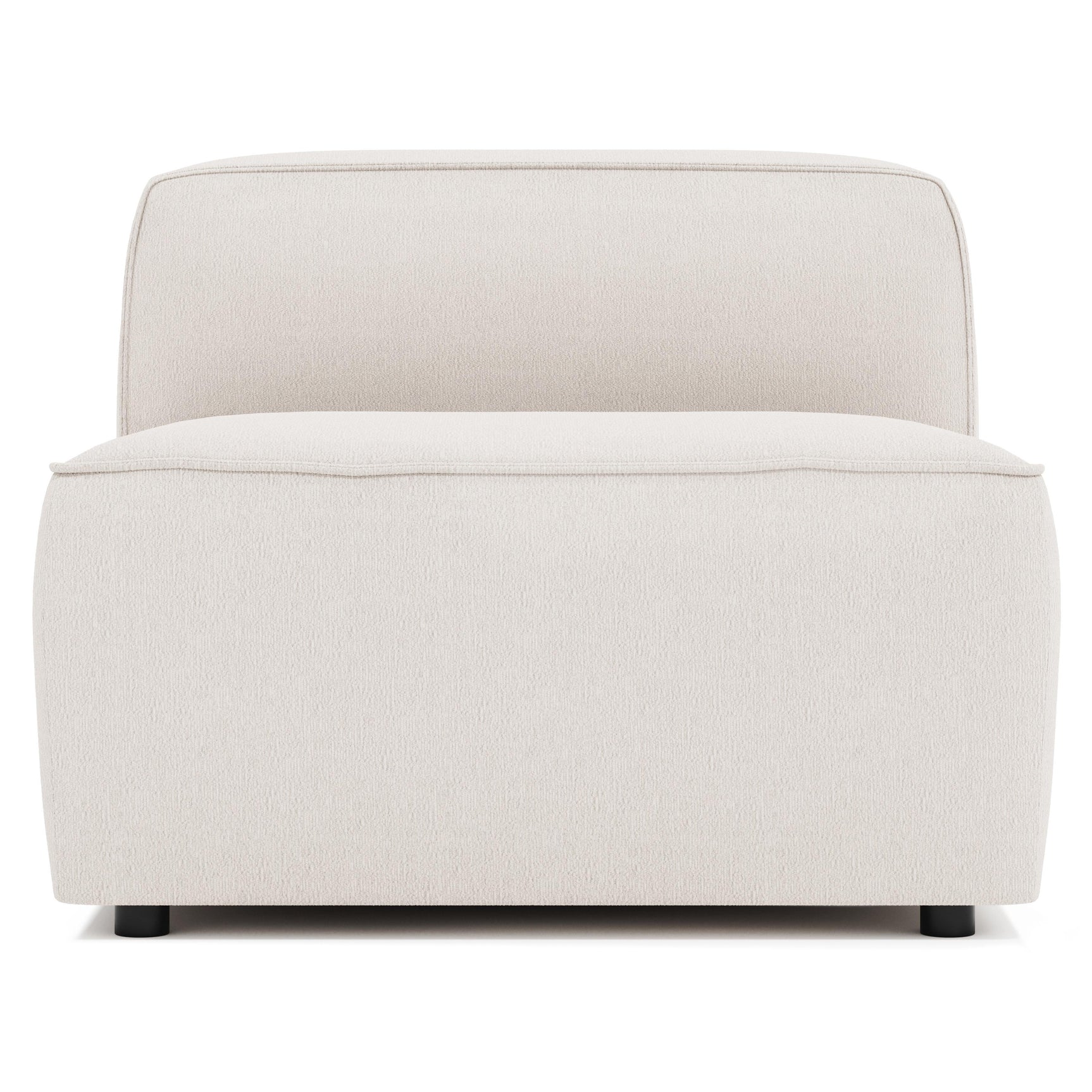 Bliss Ivory Armless Chair - Ornate Home