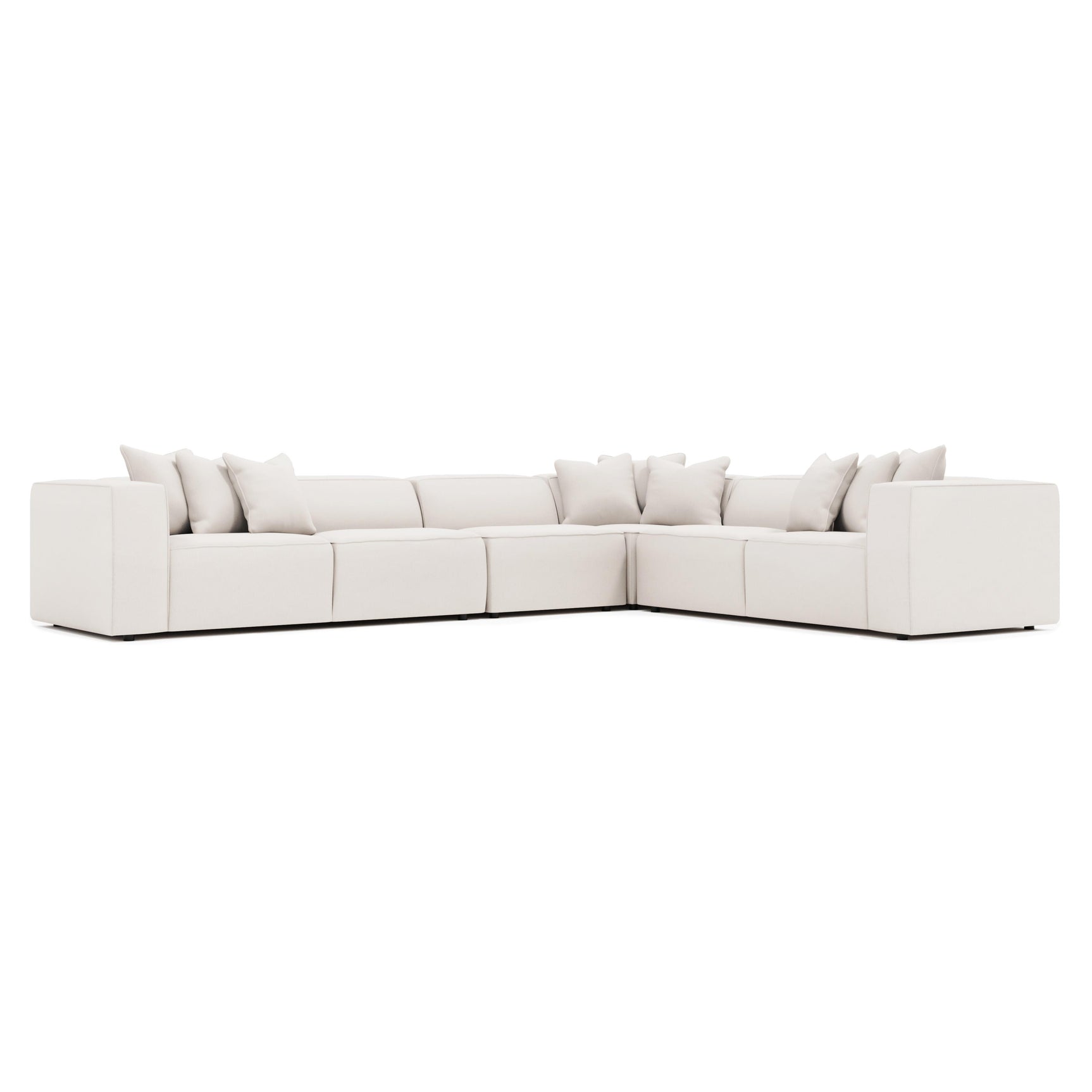 Bliss Ivory Sectional - Ornate Home