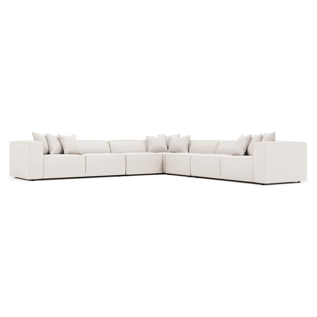 Bliss Ivory Sectional - Ornate Home