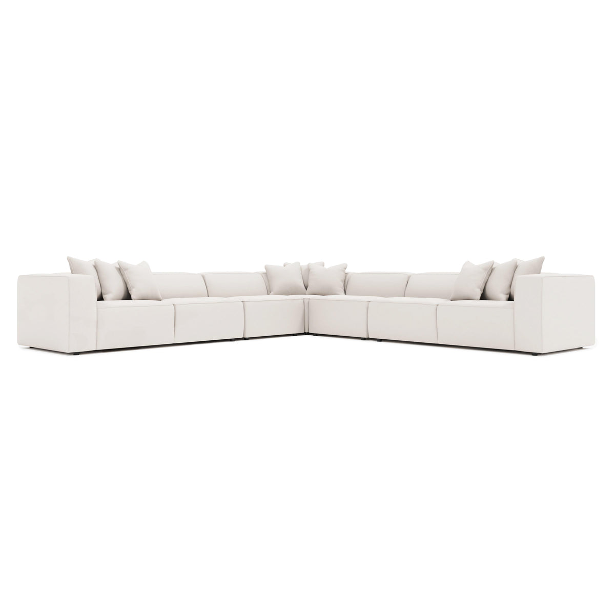 Bliss Ivory Sectional - Ornate Home