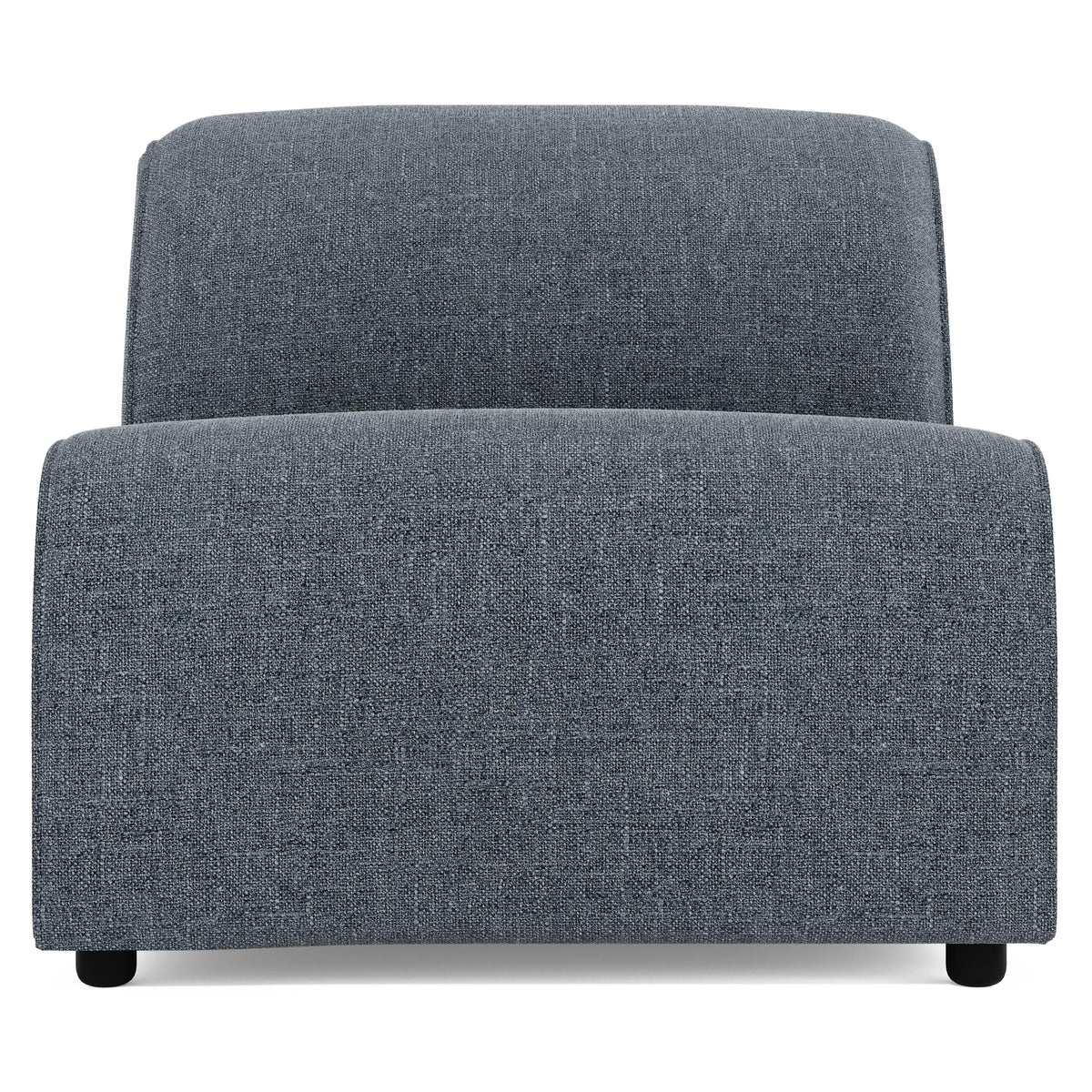 Bliss Weathered Charcoal Armless Chair - Ornate Home