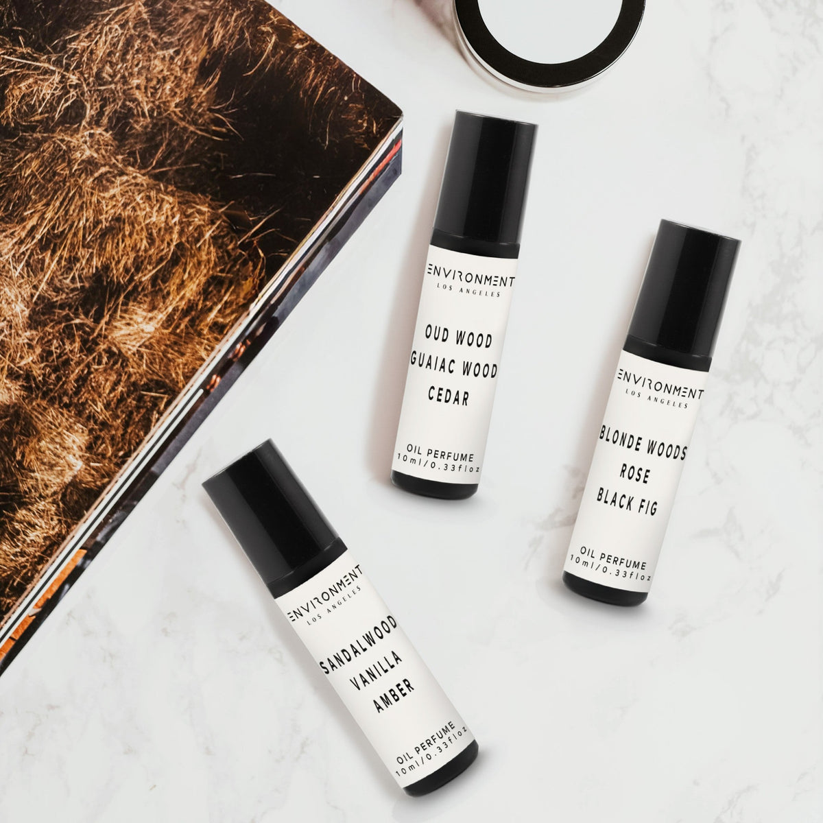 Blonde Woods | Rose | Black Fig Roll-on Oil Perfume (Inspired by The EDITION Hotel®) - Ornate Home