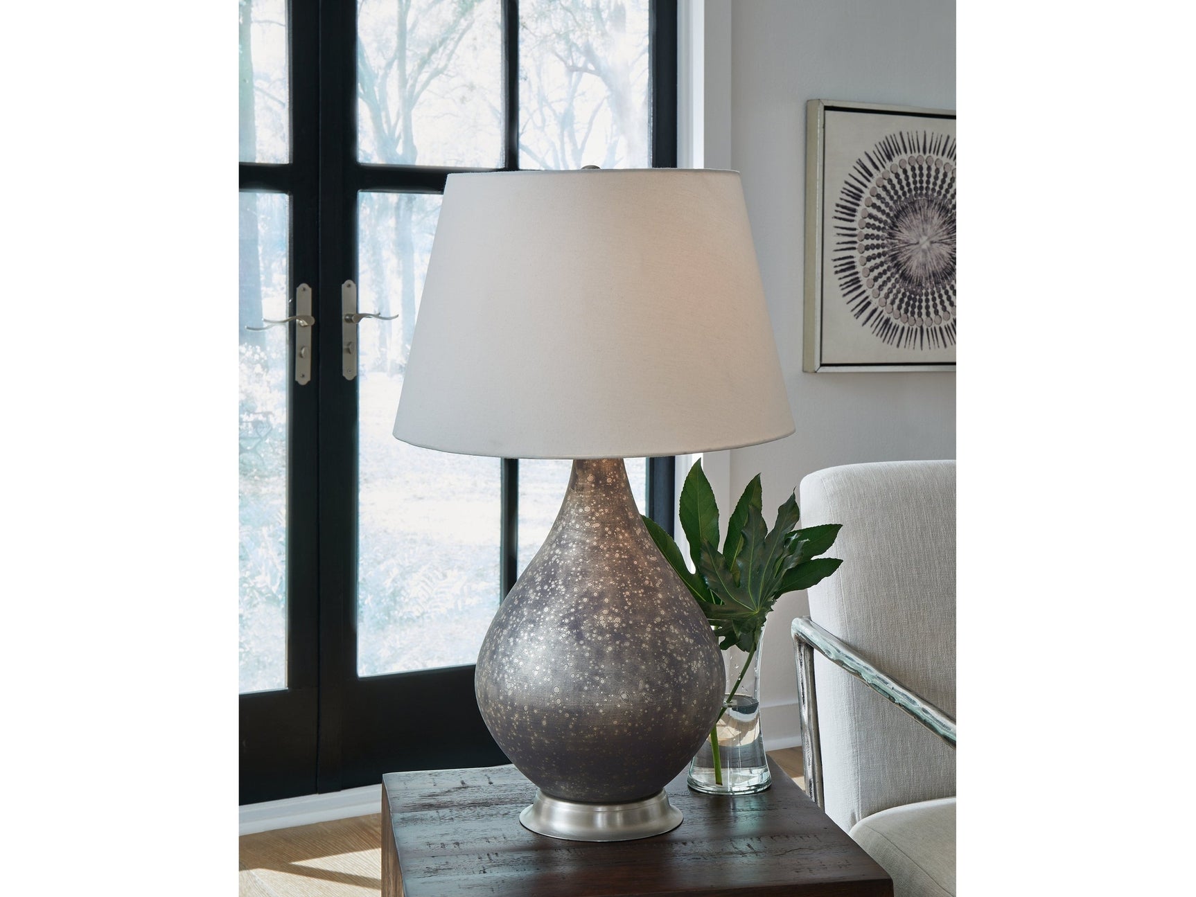 Bluacy Antique Gray Table Lamp (Online Special Price) - Ornate Home